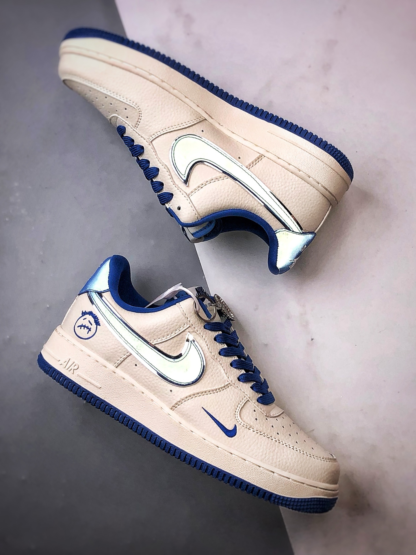Air Force 1 '07 Low 鬼脸米白蓝 DF0188-071