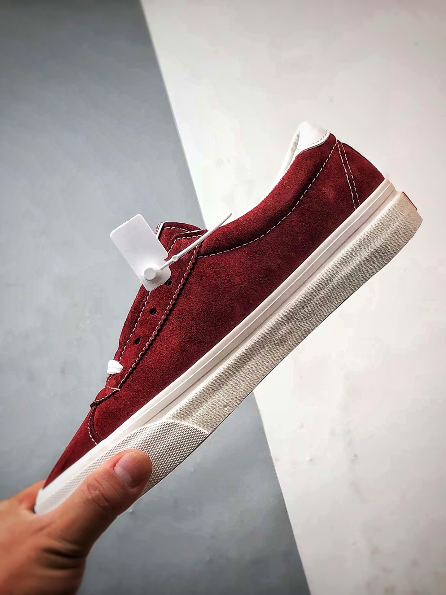 Vans Style 73 DX 安纳海姆 酒红色 万斯官方 复古休闲防滑耐磨滑板鞋 VN0A3WLQQA6