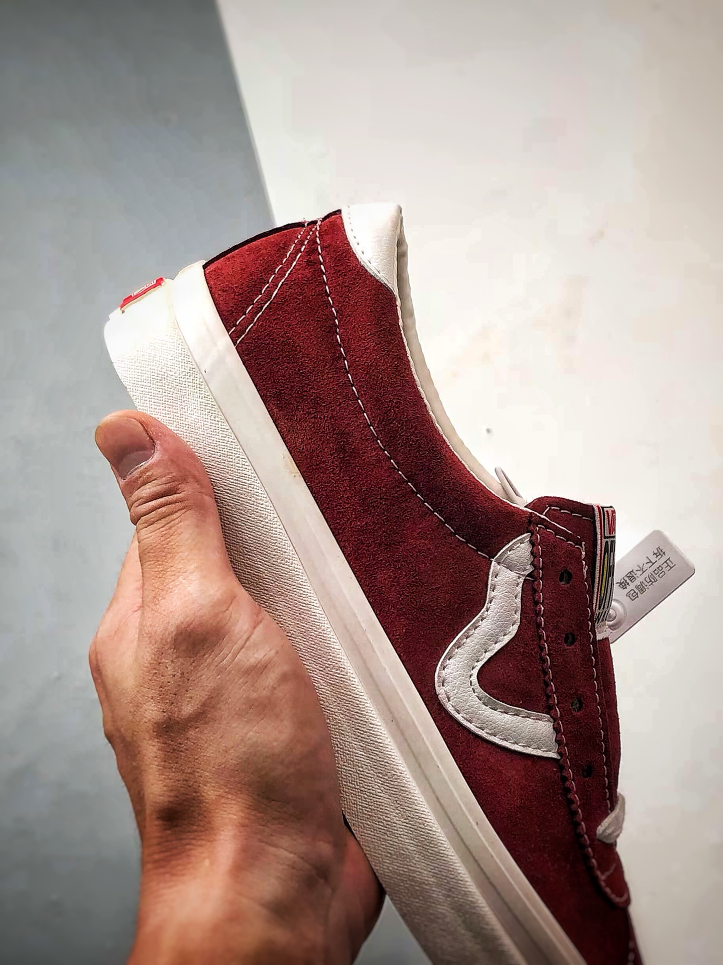 Vans Style 73 DX 安纳海姆 酒红色 万斯官方 复古休闲防滑耐磨滑板鞋 VN0A3WLQQA6