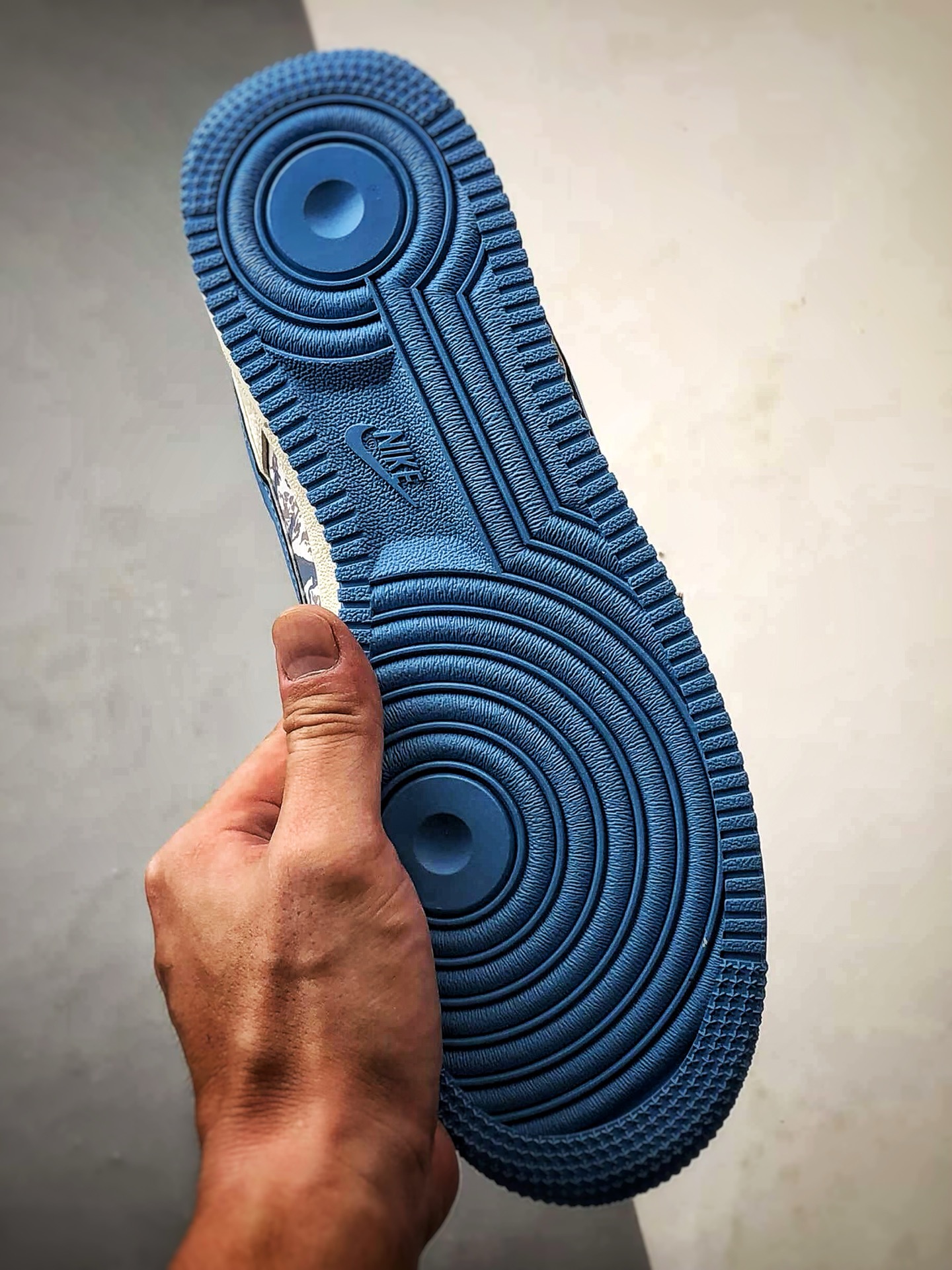 TNF x Air Force 1 Low 雪山涂鸦米白蓝 KJ1688-003