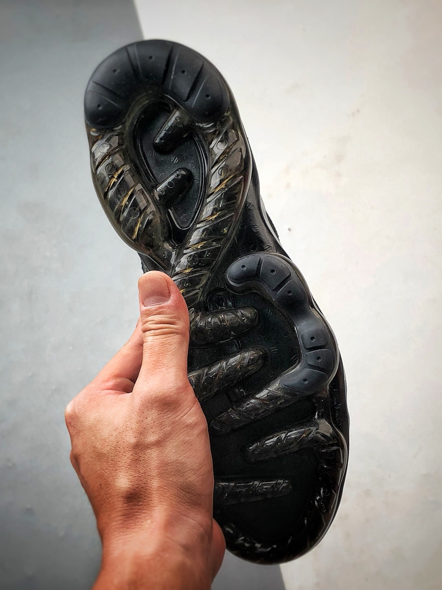 NK Air Vapormax 2023 黑色 全掌长气垫缓震网布低帮跑步鞋 DV1678-003