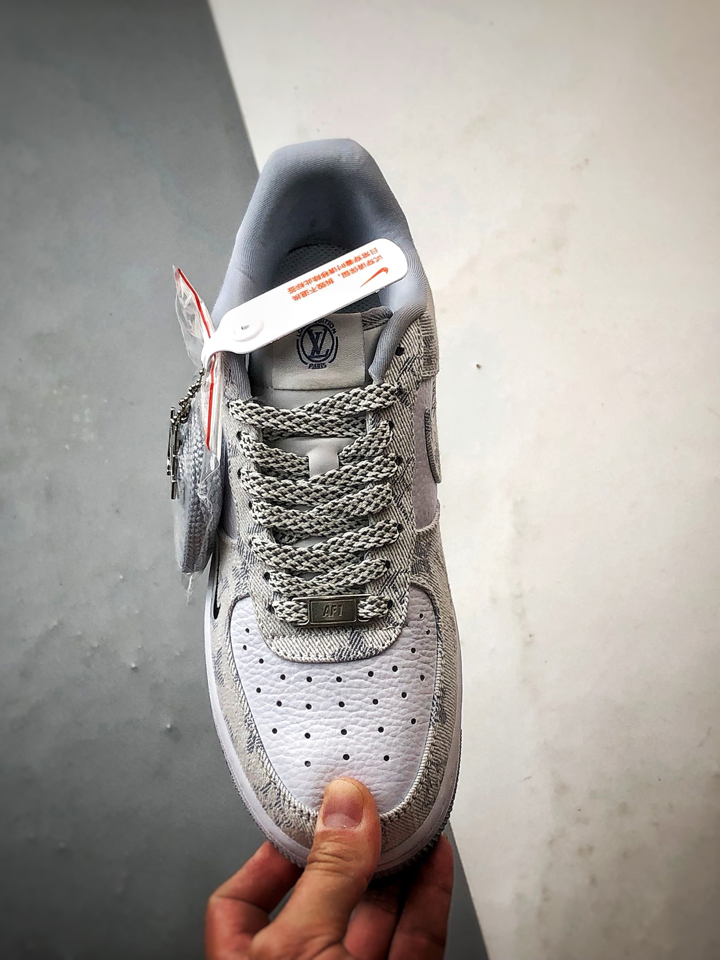 LV x Air Force 1 Low 灰白牛仔 SC0601-552