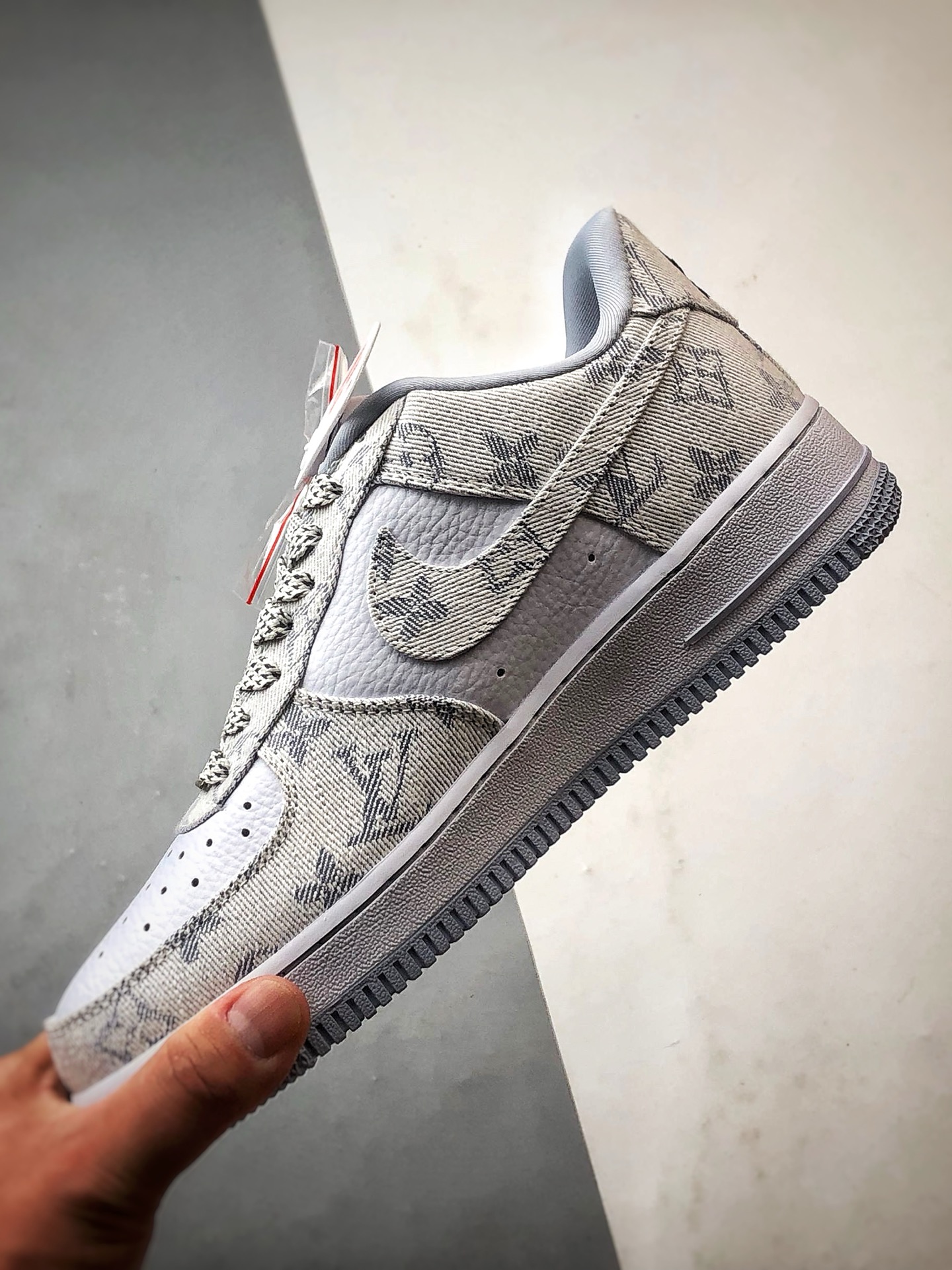 LV x Air Force 1 Low 灰白牛仔 SC0601-552