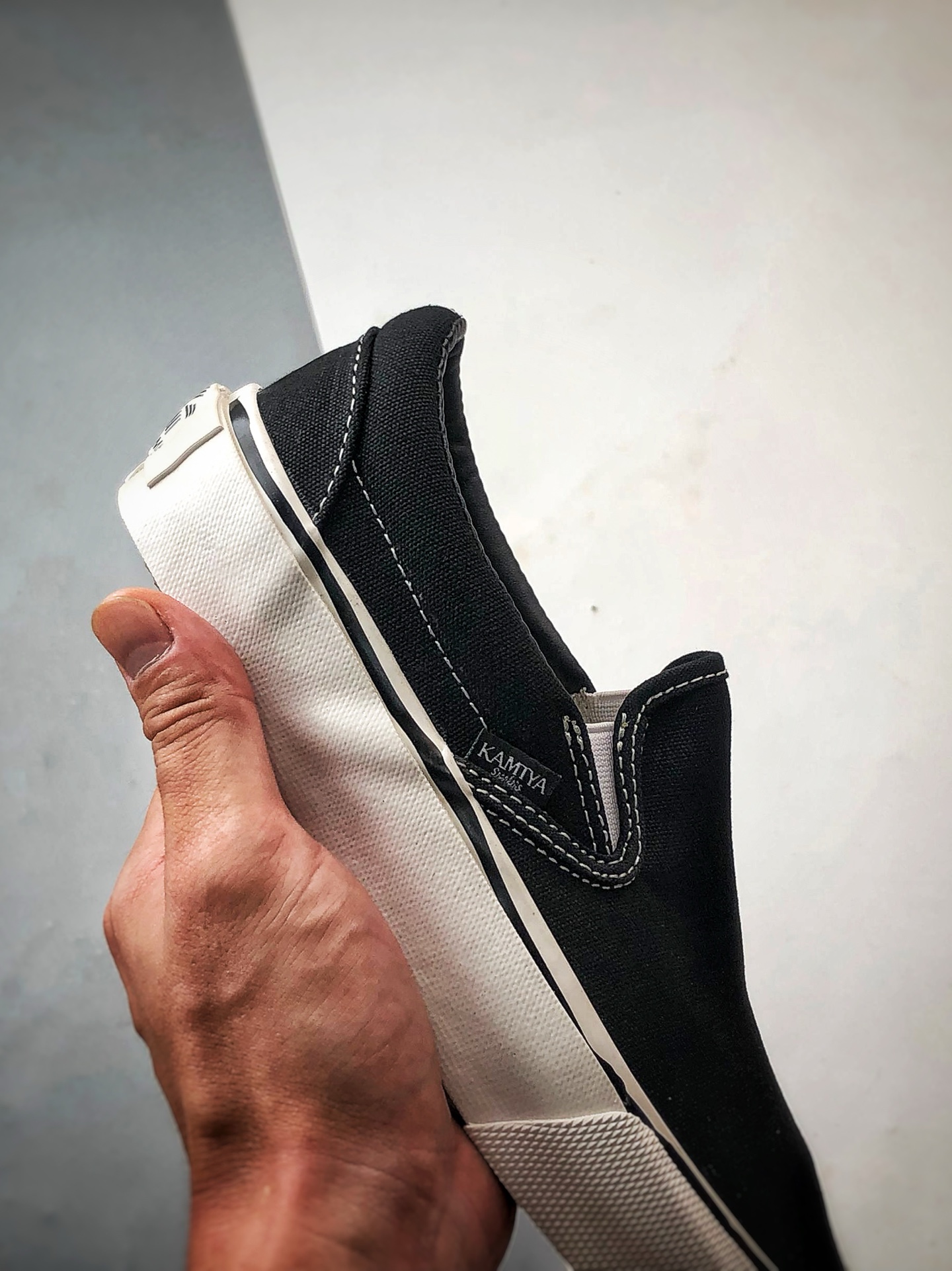 MIHARA YASUHIRO三原康裕 KAMIYA 25ss Cornell Slip-On 日系开口笑懒人一脚蹬休闲帆布鞋