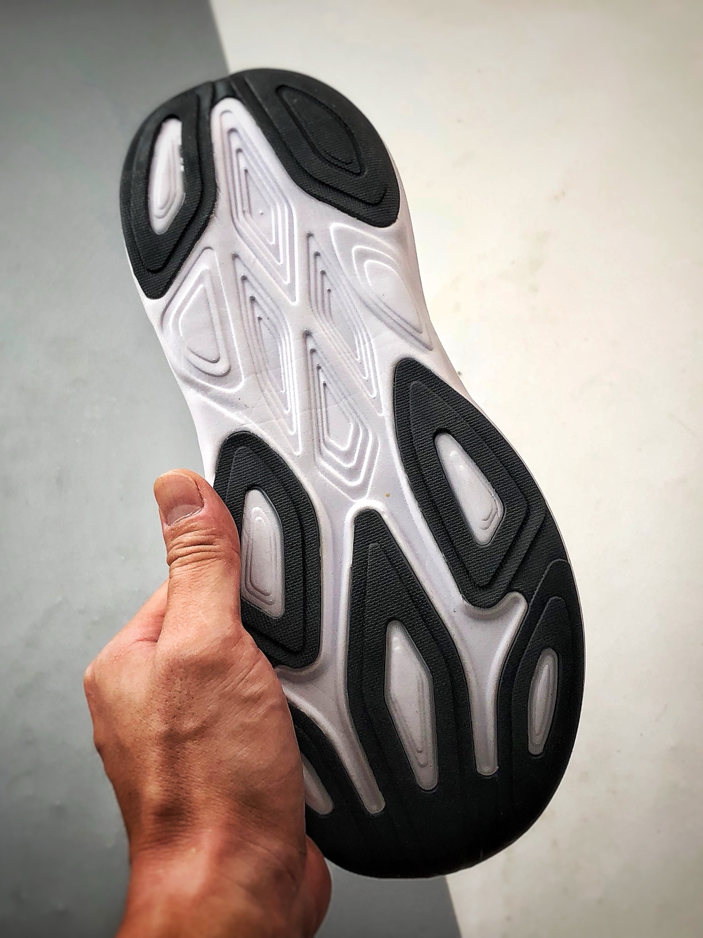 New Balance Fresh Foam X More v6 蓝色 厚底网布织物减震舒适越野跑步鞋 MMORXF6