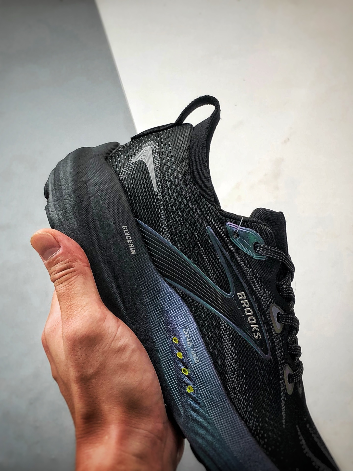 Brooks/布鲁克斯 Glycerin 22 黑紫 甘油22代低帮缓震运动慢跑鞋