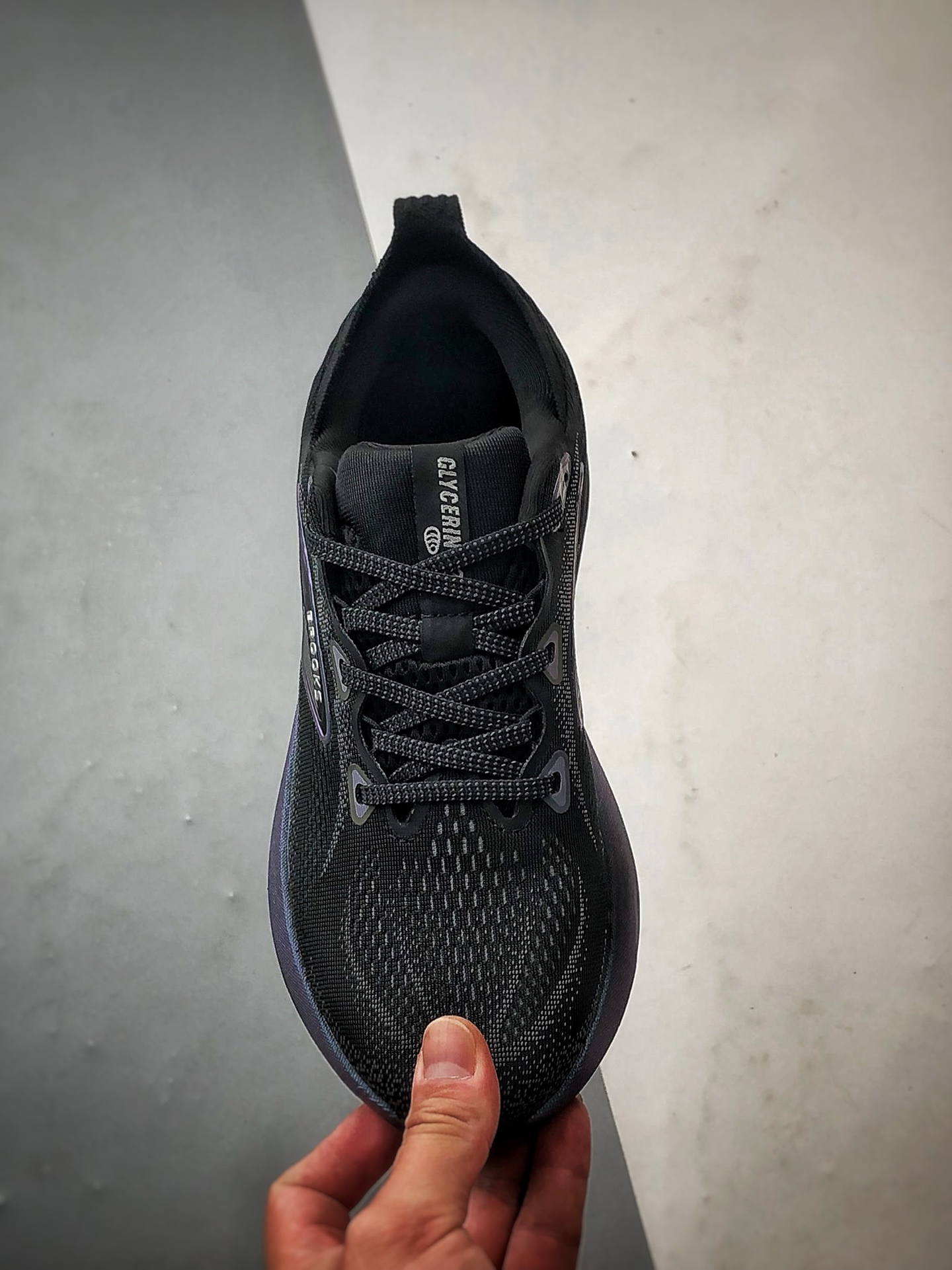 Brooks/布鲁克斯 Glycerin 22 黑紫 甘油22代低帮缓震运动慢跑鞋