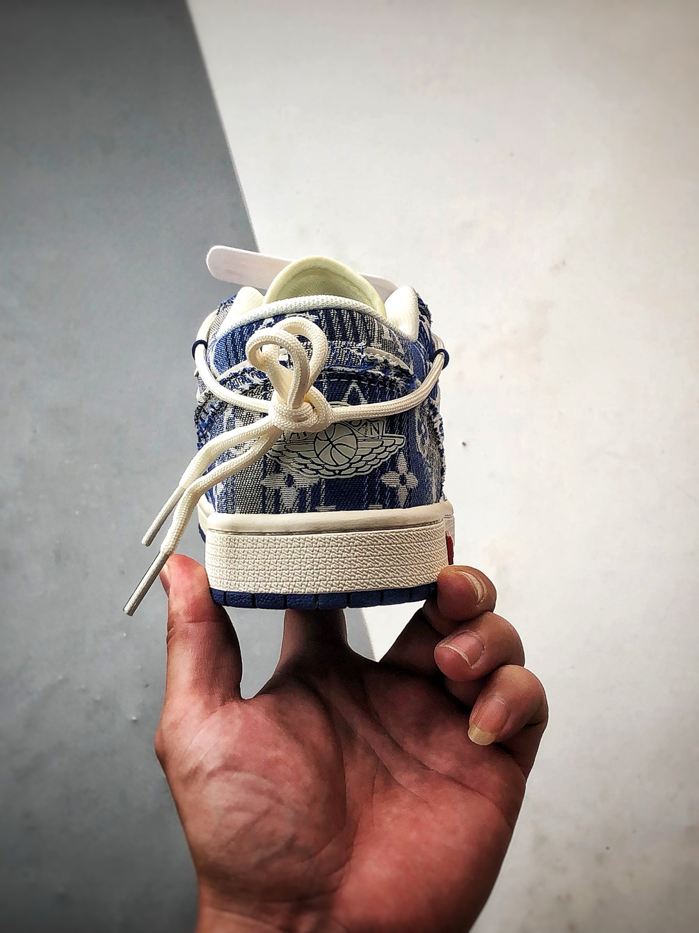 Air Jordan 1 Low OG ”高端定制” LV白蓝牛仔解构 YX5066-373