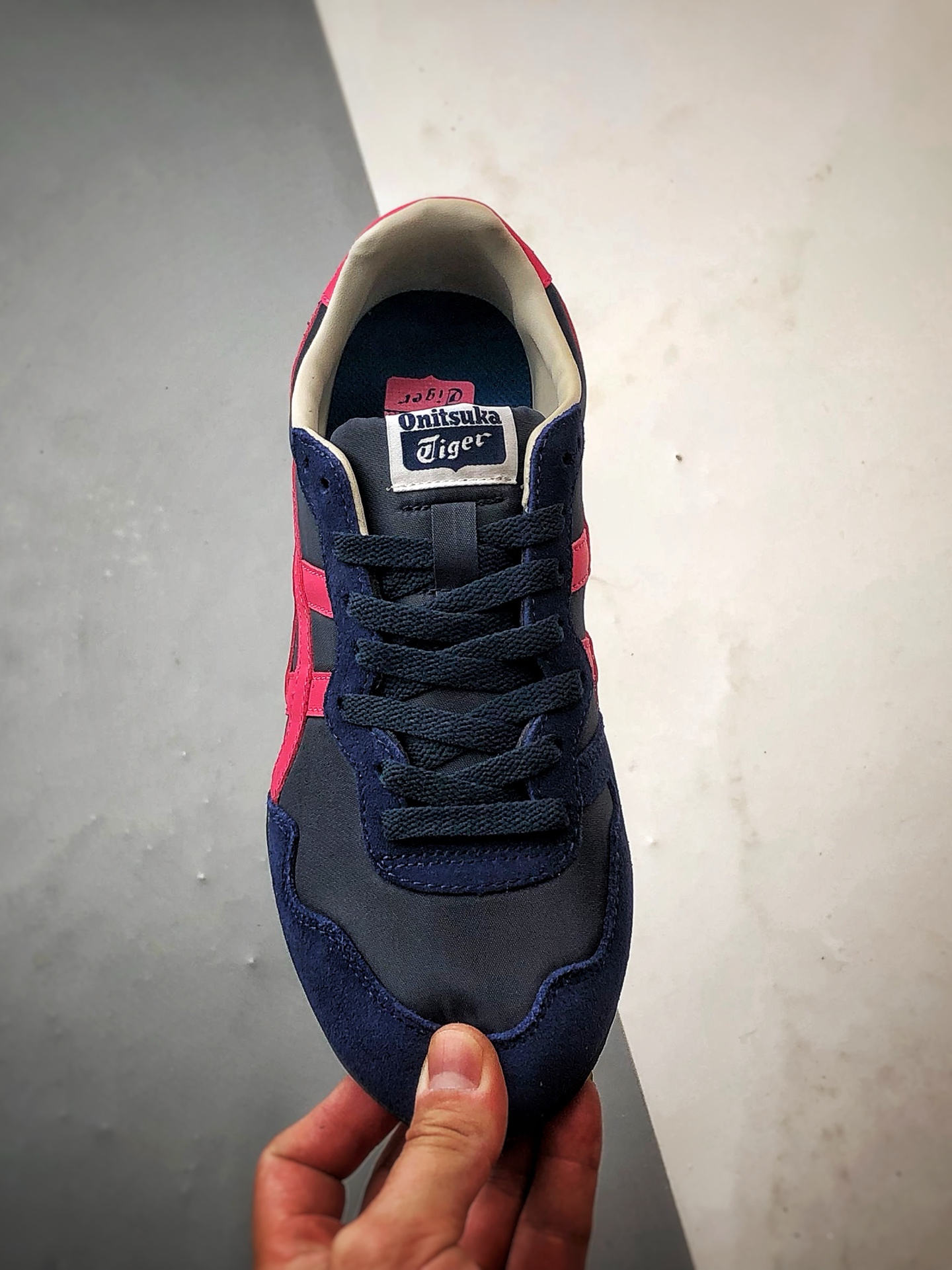 Onitsuka 鬼冢虎 Serrano系列 蓝玫红 潮流舒适轻便生活休闲鞋 1183B400-402