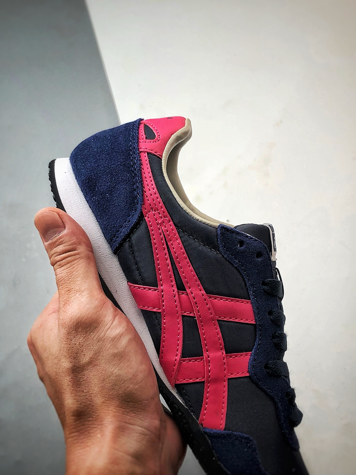 Onitsuka 鬼冢虎 Serrano系列 蓝玫红 潮流舒适轻便生活休闲鞋 1183B400-402