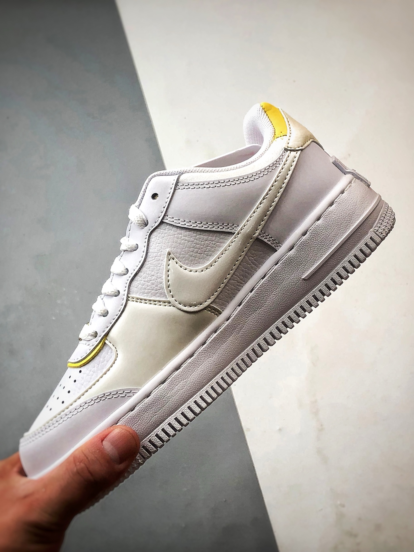 Air Force 1 Shadow 白黄 轻量增高低帮百搭板鞋马卡龙 CI0919-122-莆田鞋,莆田鞋货源,高仿鞋,高仿鞋货源,安福档口,莆田高仿鞋,莆田鞋批发,高仿鞋批发,莆田高仿运动鞋,高仿运动鞋,莆田运动鞋 Air Force 1 Shadow 白黄 轻量增高低帮百搭板鞋马卡龙 CI0919-122