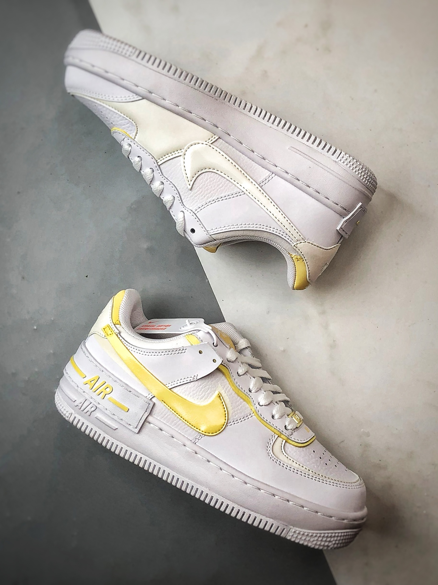 Air Force 1 Shadow 白黄 轻量增高低帮百搭板鞋马卡龙 CI0919-122-莆田鞋,莆田鞋货源,高仿鞋,高仿鞋货源,安福档口,莆田高仿鞋,莆田鞋批发,高仿鞋批发,莆田高仿运动鞋,高仿运动鞋,莆田运动鞋 Air Force 1 Shadow 白黄 轻量增高低帮百搭板鞋马卡龙 CI0919-122
