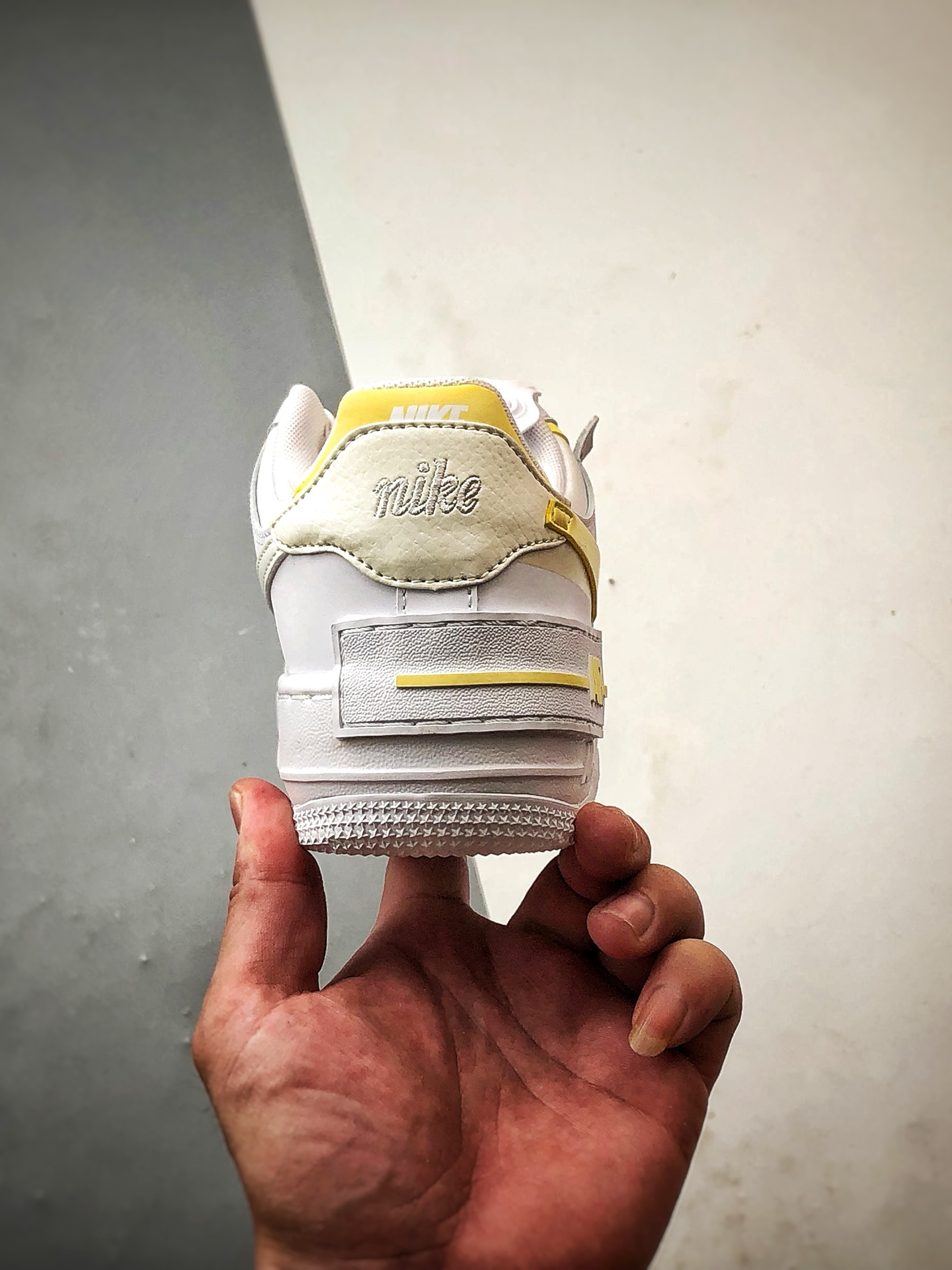 Air Force 1 Shadow 白黄 轻量增高低帮百搭板鞋马卡龙 CI0919-122-莆田鞋,莆田鞋货源,高仿鞋,高仿鞋货源,安福档口,莆田高仿鞋,莆田鞋批发,高仿鞋批发,莆田高仿运动鞋,高仿运动鞋,莆田运动鞋 Air Force 1 Shadow 白黄 轻量增高低帮百搭板鞋马卡龙 CI0919-122