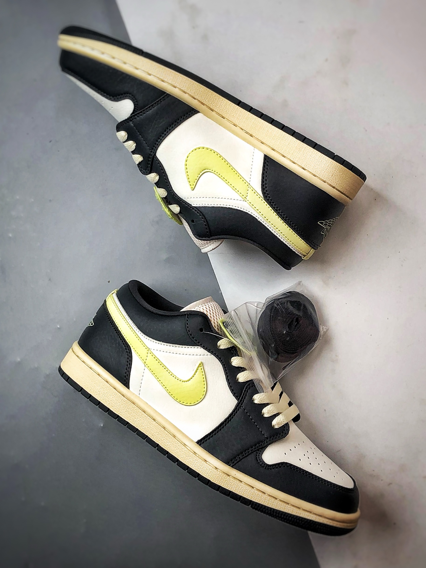 200 Air Jordan 1 Low 黑白绿 HQ3009-003