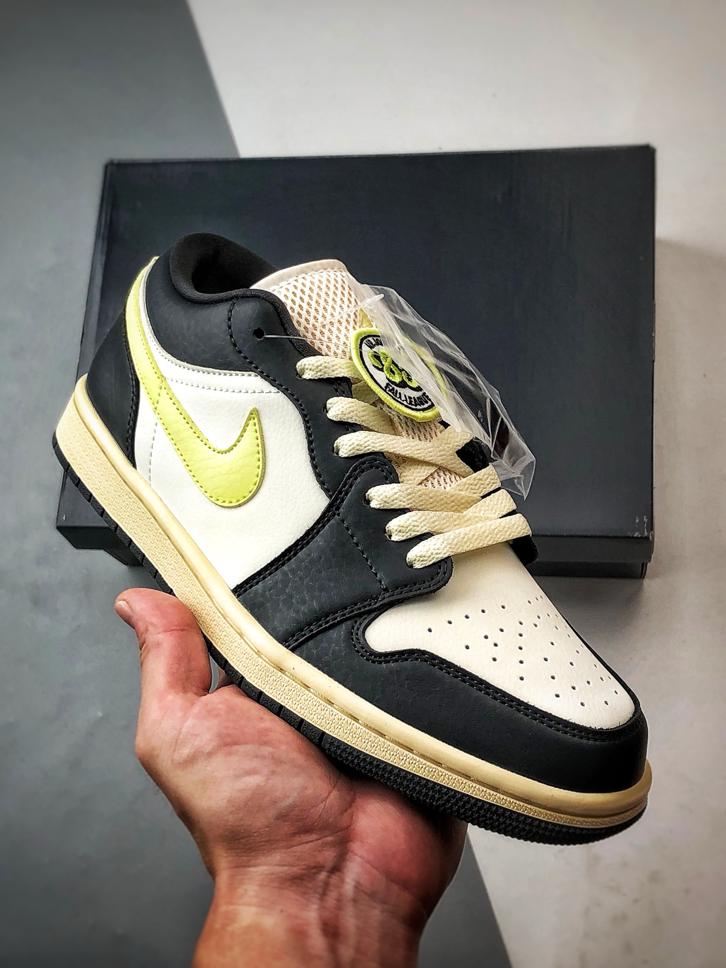 200 Air Jordan 1 Low 黑白绿 HQ3009-003