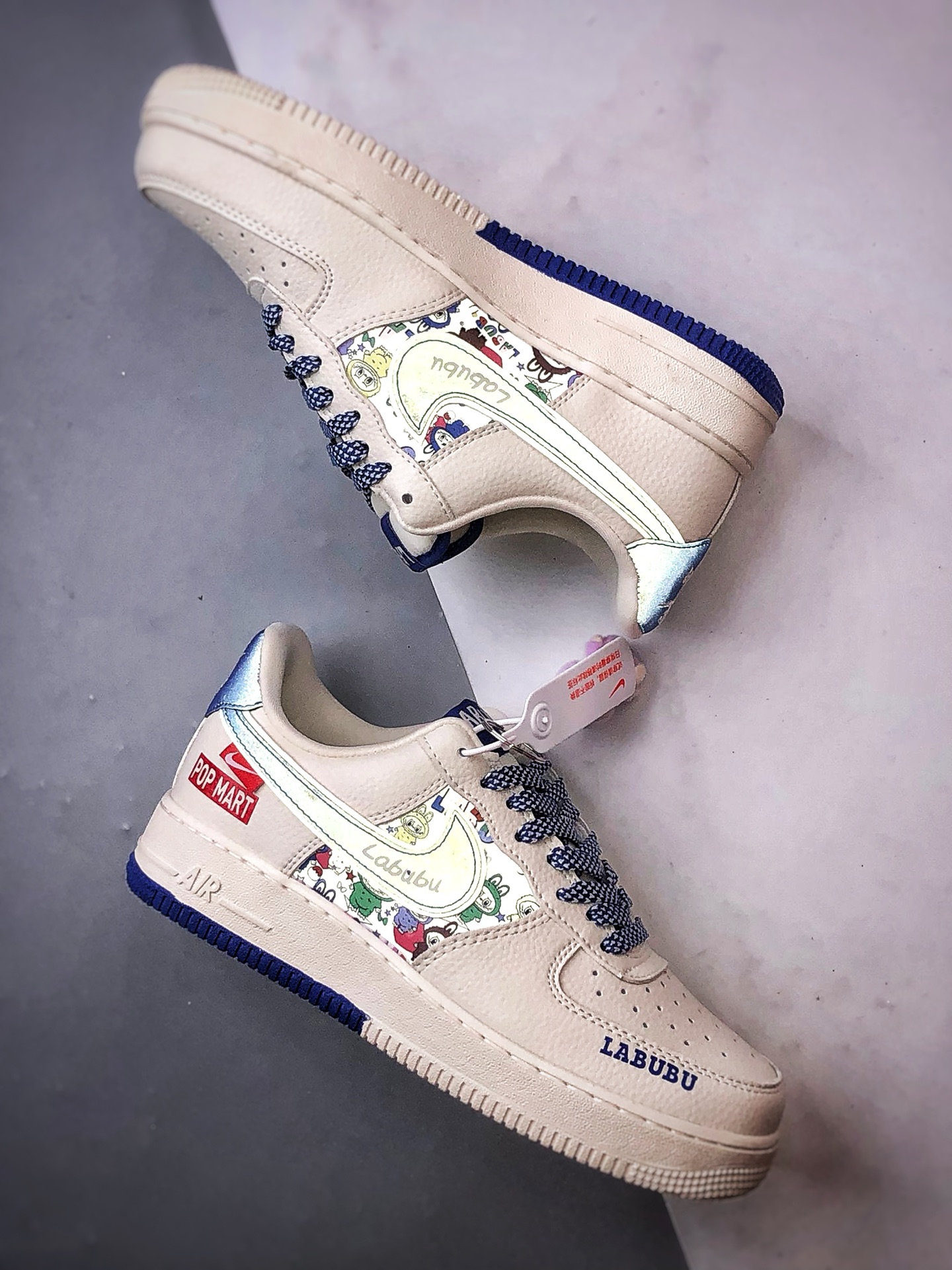 Air Force 1 Low 拉布布米白蓝 KJ1688-011