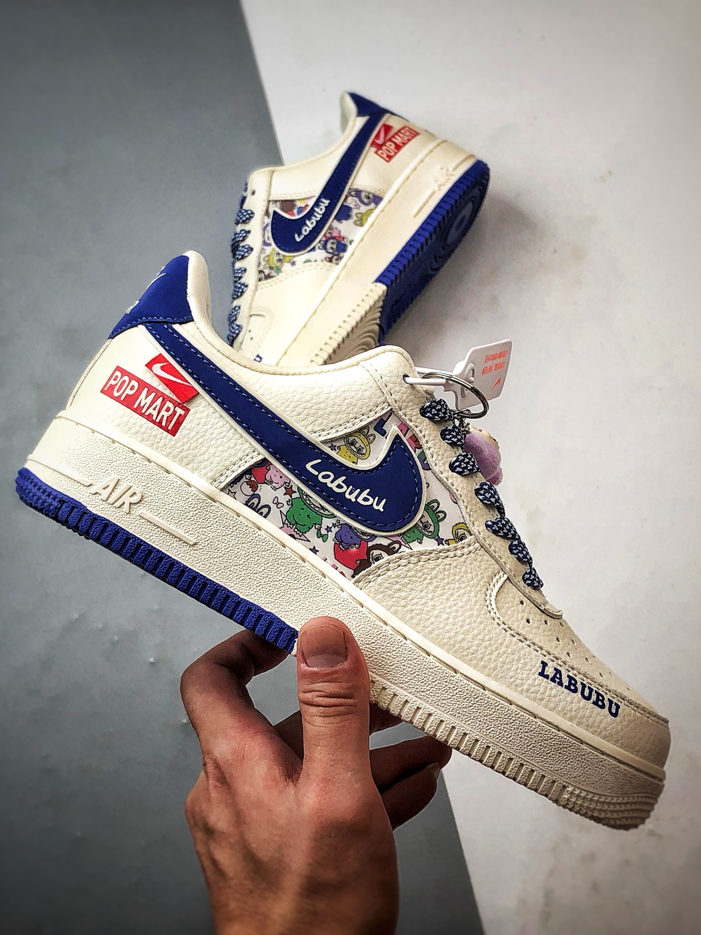 Air Force 1 Low 拉布布米白蓝 KJ1688-011