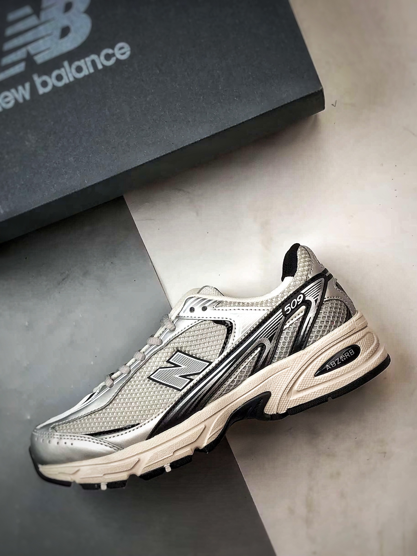 Kim Dohee x New Balance NB 509 灰黑银 联名经典复古舒适百搭低帮休闲跑步鞋 U509C1