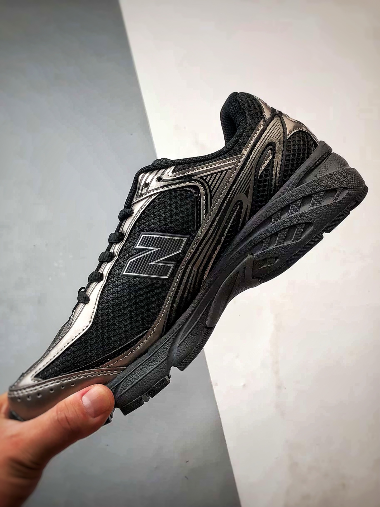 XLIM x New Balance NB 509 黑银 联名经典复古舒适百搭低帮休闲跑步鞋 U509E1