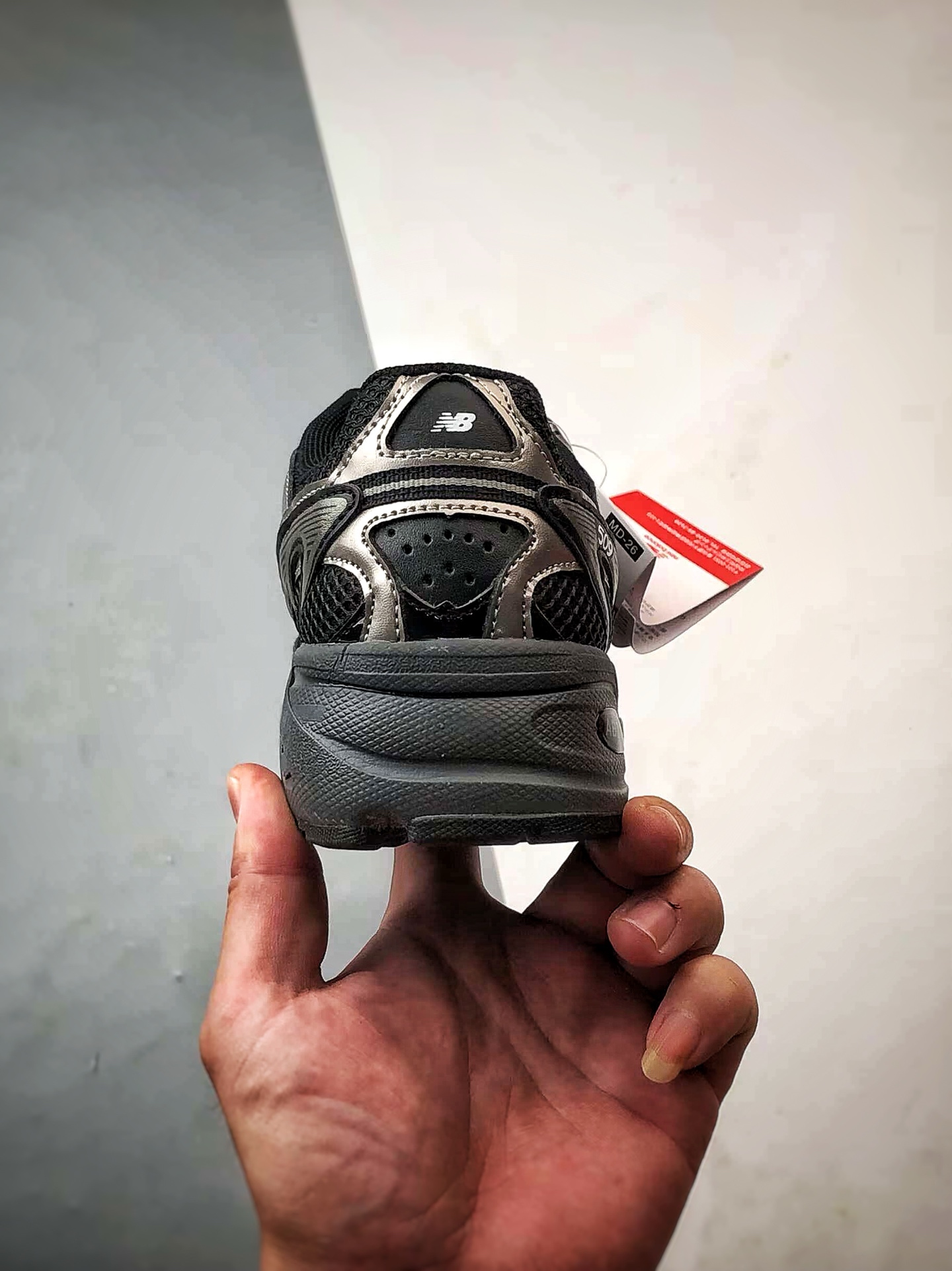 XLIM x New Balance NB 509 黑银 联名经典复古舒适百搭低帮休闲跑步鞋 U509E1