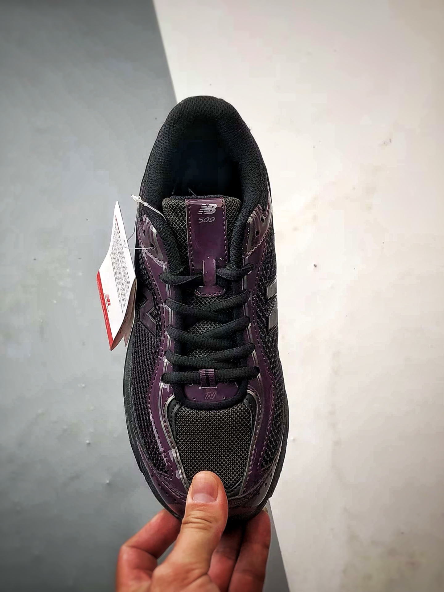 XLIM x New Balance NB 509 黑紫 联名经典复古舒适百搭低帮休闲跑步鞋 U509B1