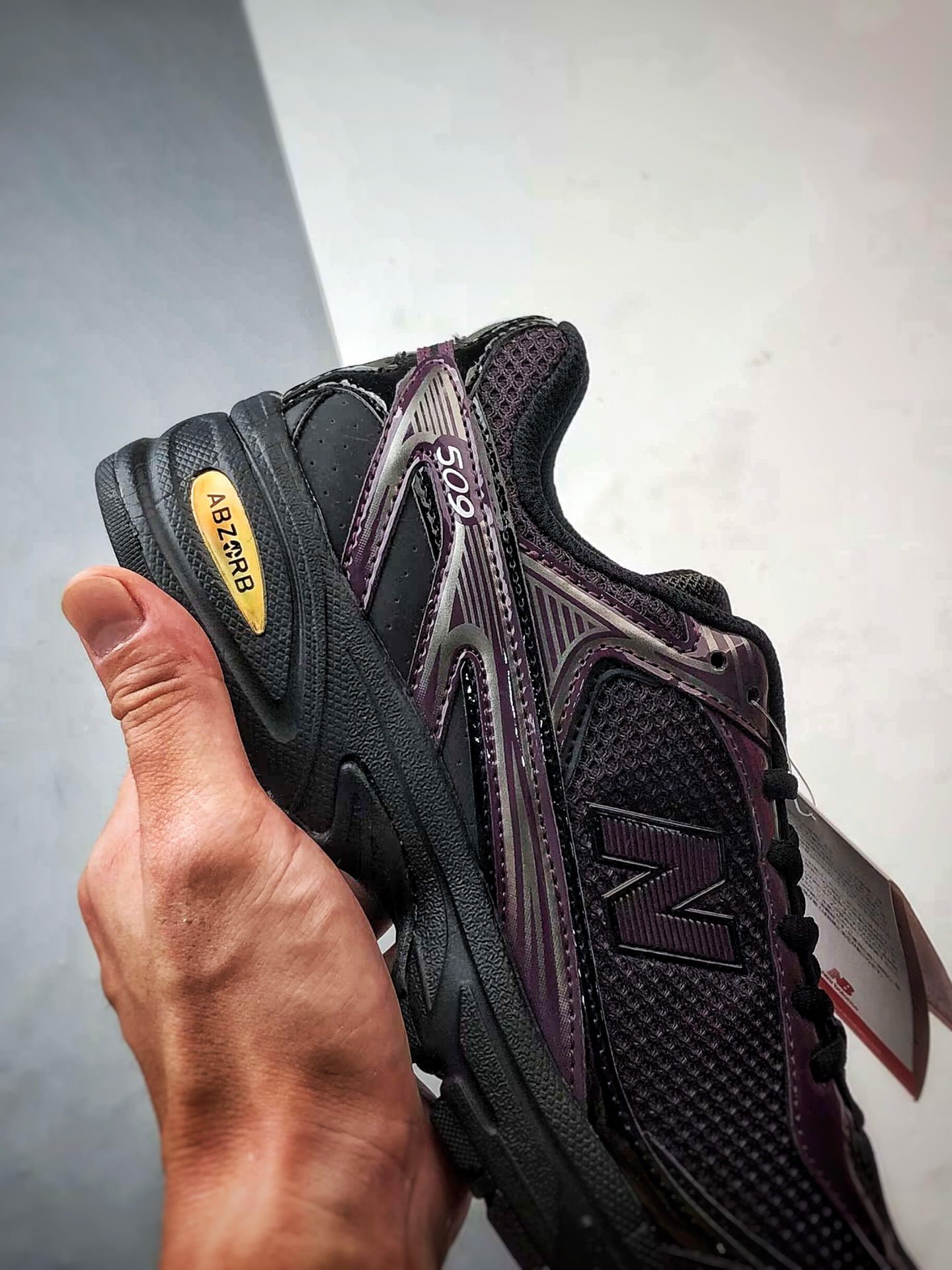 XLIM x New Balance NB 509 黑紫 联名经典复古舒适百搭低帮休闲跑步鞋 U509B1