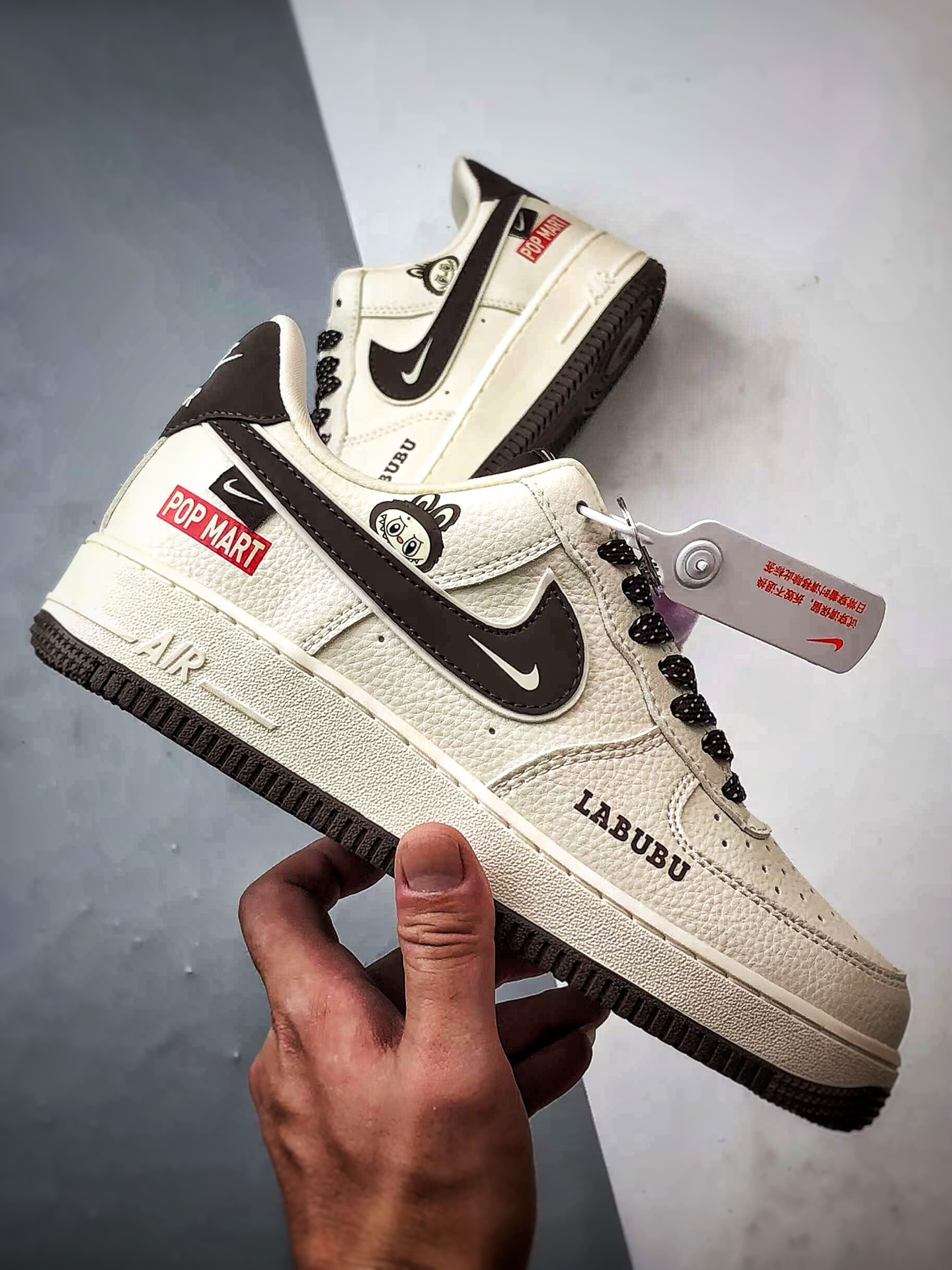 Air Force 1 Low 拉布布米白棕 KJ1688-012-莆田鞋,莆田鞋货源,高仿鞋,高仿鞋货源,安福档口,莆田高仿鞋,莆田鞋批发,高仿鞋批发,莆田高仿运动鞋,高仿运动鞋,莆田运动鞋 Air Force 1 Low 拉布布米白棕 KJ1688-012