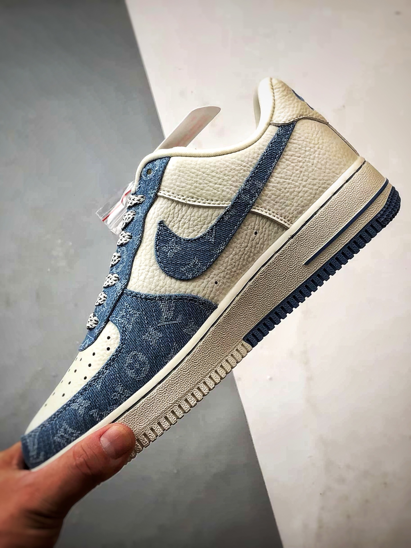 LV x Air Force 1 Low 白蓝牛仔 SC0601-555