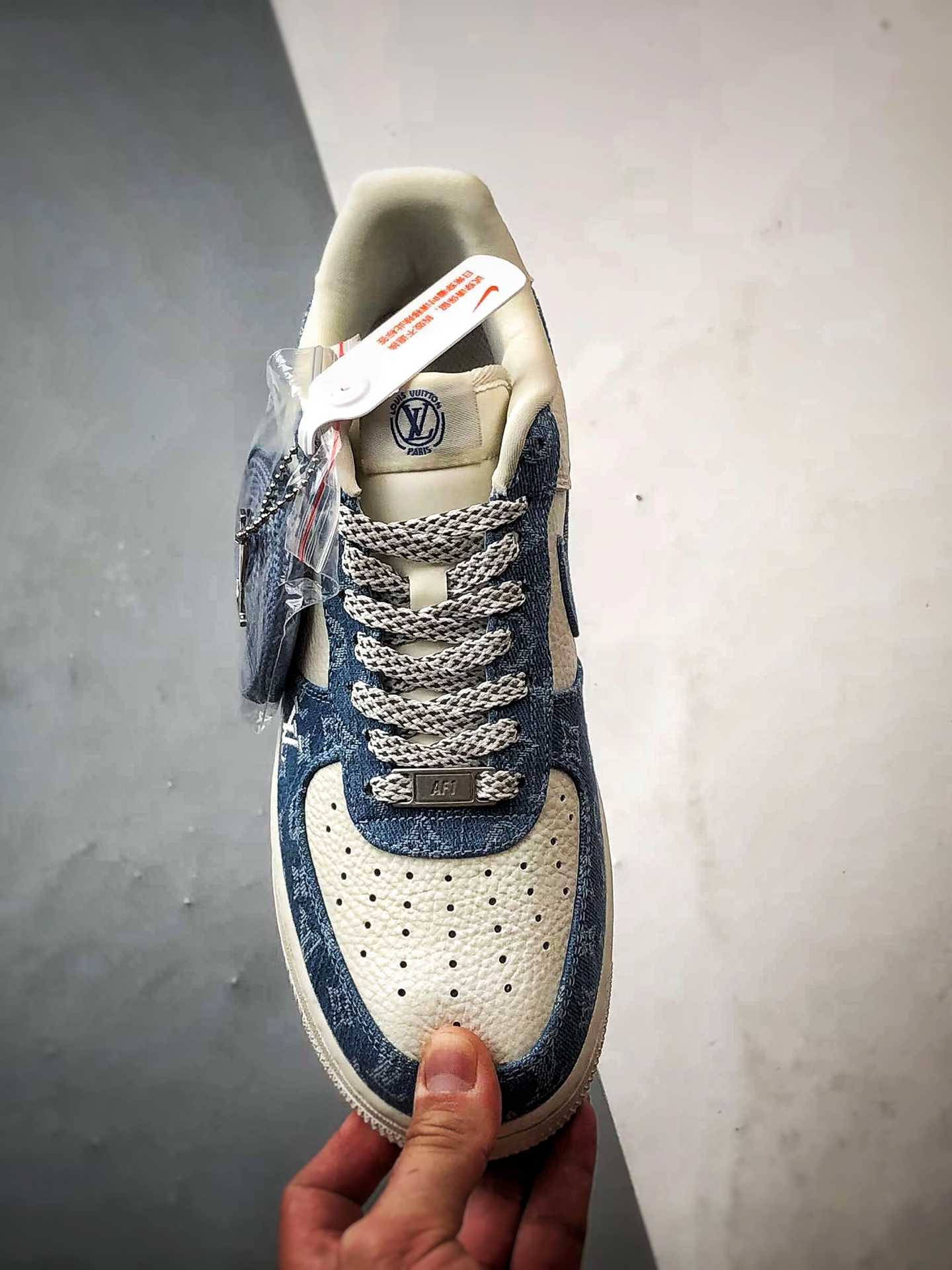 LV x Air Force 1 Low 白蓝牛仔 SC0601-555