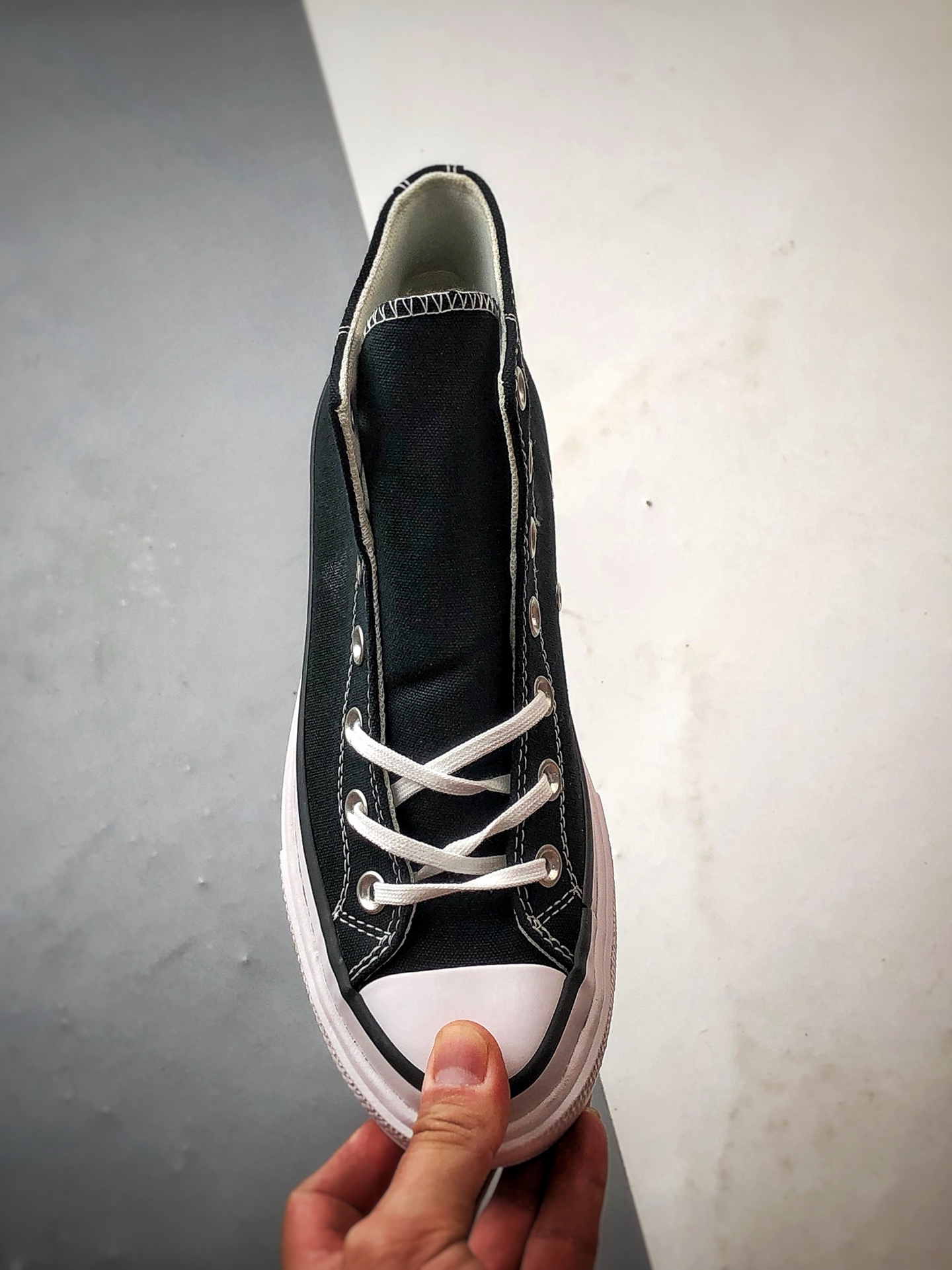 Converse All Star Lift PLATFORM Double Stack 黑色 匡威官方新款 厚底增高休闲帆布鞋 A12975C-莆田鞋,莆田鞋货源,高仿鞋,高仿鞋货源,安福档口,莆田高仿鞋,莆田鞋批发,高仿鞋批发,莆田高仿运动鞋,高仿运动鞋,莆田运动鞋 Converse All Star Lift PLATFORM Double Stack 黑色 匡威官方新款 厚底增高休闲帆布鞋 A12975C