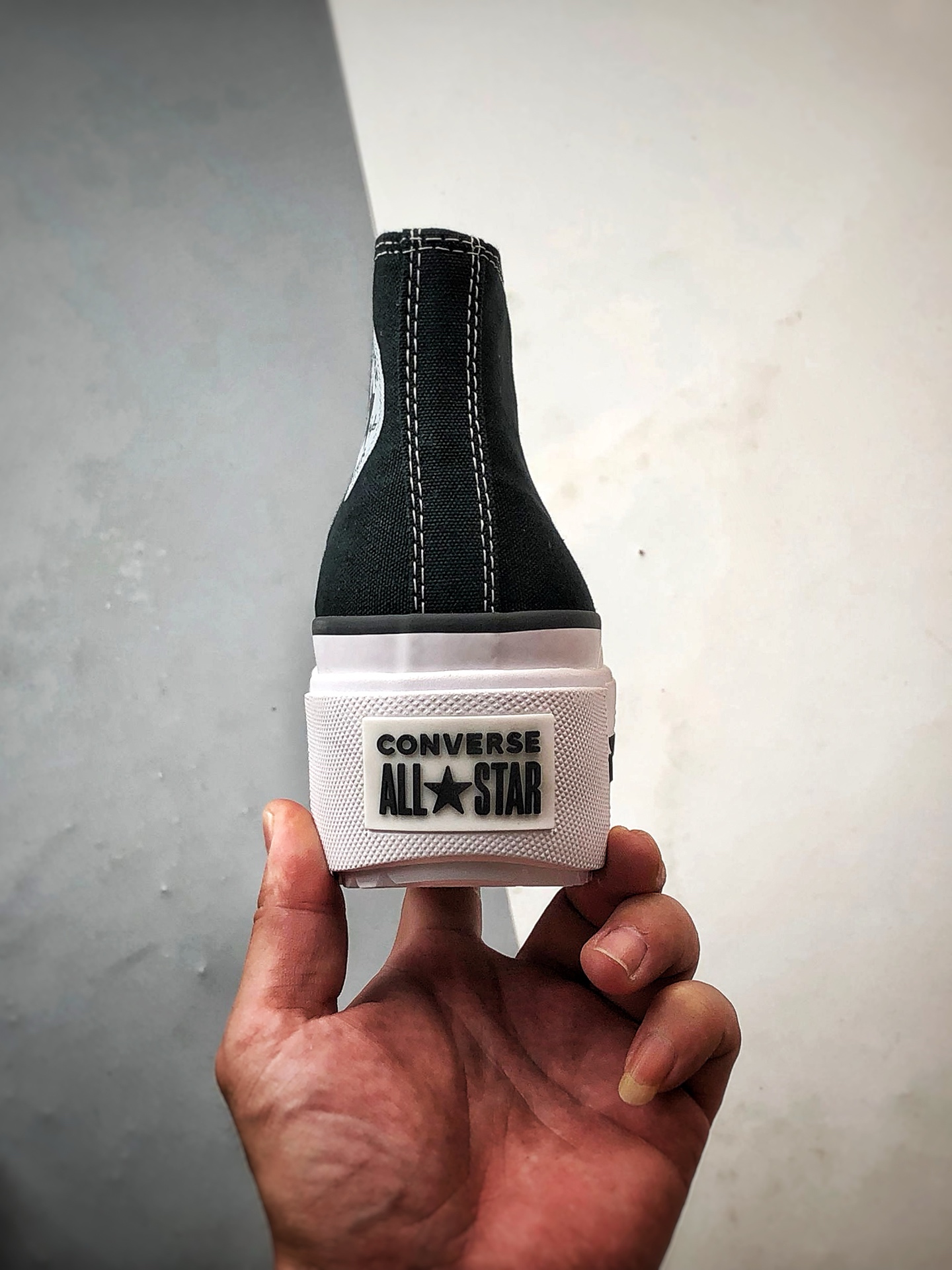 Converse All Star Lift PLATFORM Double Stack 黑色 匡威官方新款 厚底增高休闲帆布鞋 A12975C-莆田鞋,莆田鞋货源,高仿鞋,高仿鞋货源,安福档口,莆田高仿鞋,莆田鞋批发,高仿鞋批发,莆田高仿运动鞋,高仿运动鞋,莆田运动鞋 Converse All Star Lift PLATFORM Double Stack 黑色 匡威官方新款 厚底增高休闲帆布鞋 A12975C