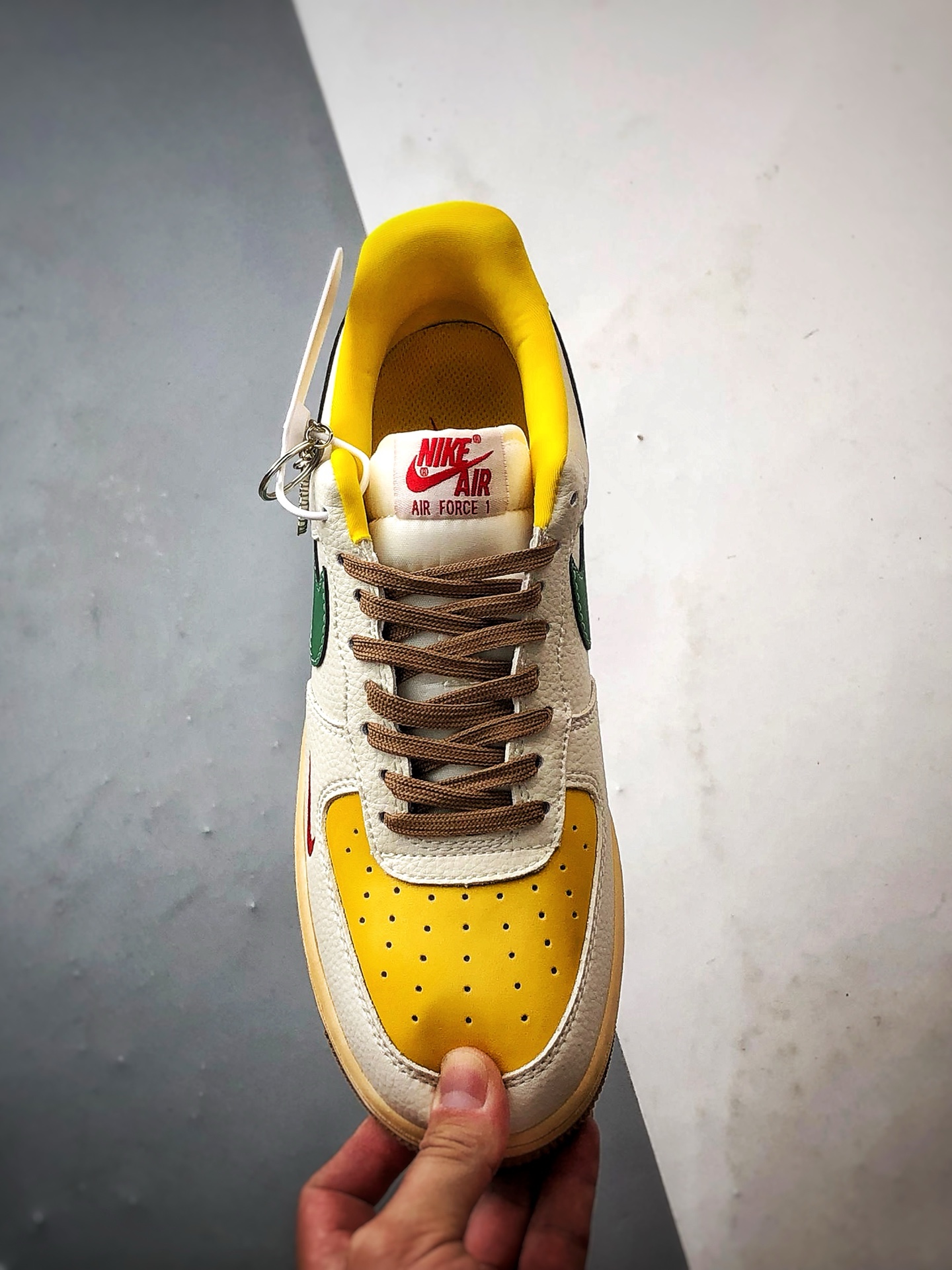 280 Und x Air Force 1 Low 米黄绿 KB1688-005