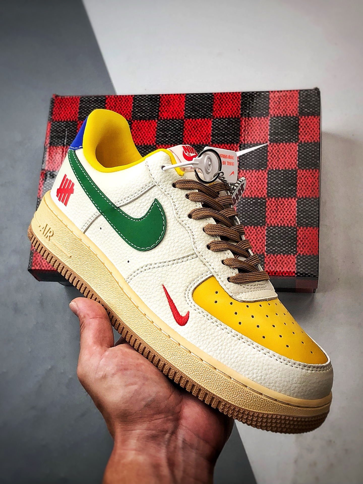 280 Und x Air Force 1 Low 米黄绿 KB1688-005