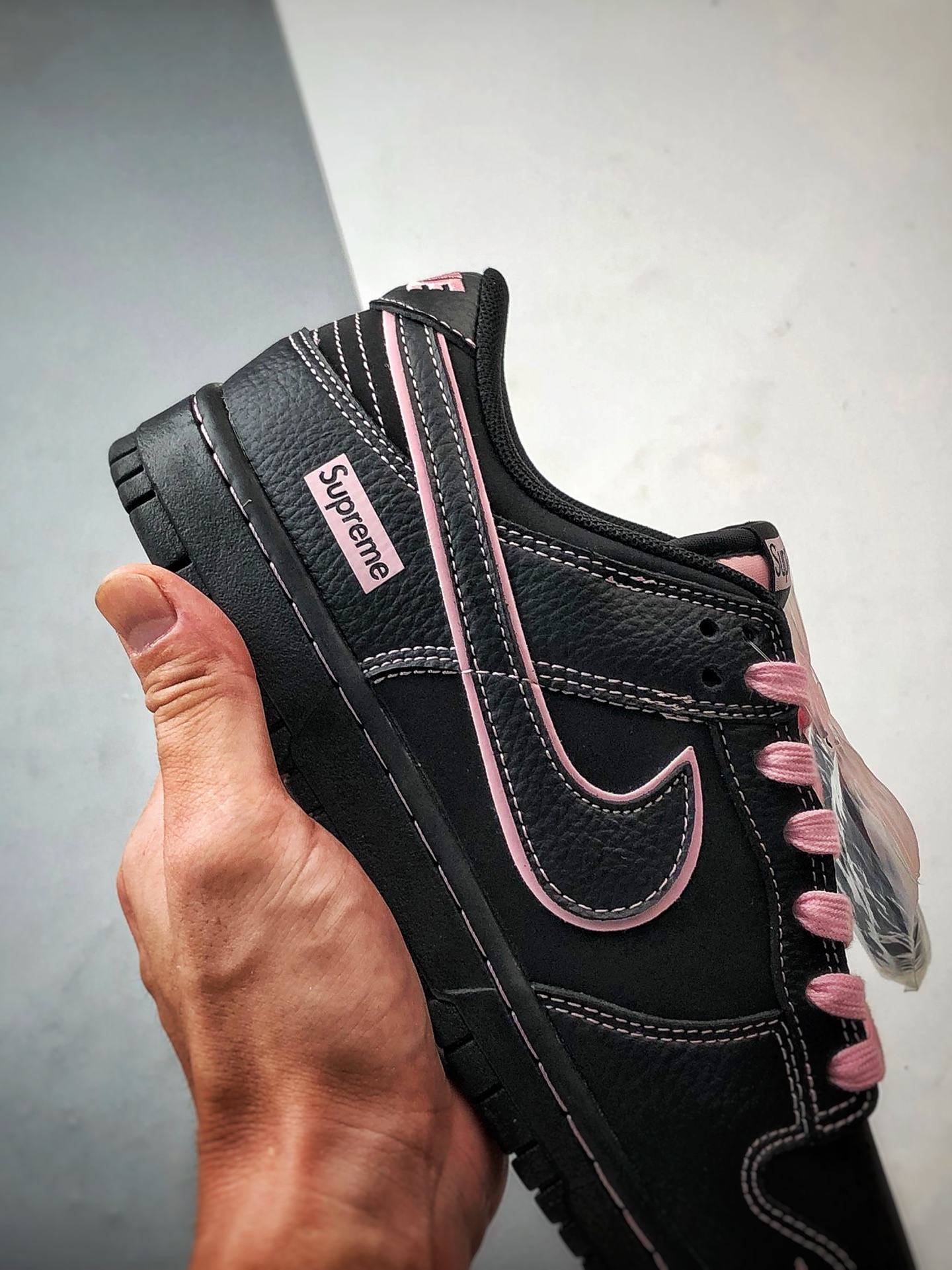 NK Dunk Low Retro ”DIY高端定制” Sup黑粉 低帮休闲运动板鞋 QW5836-014