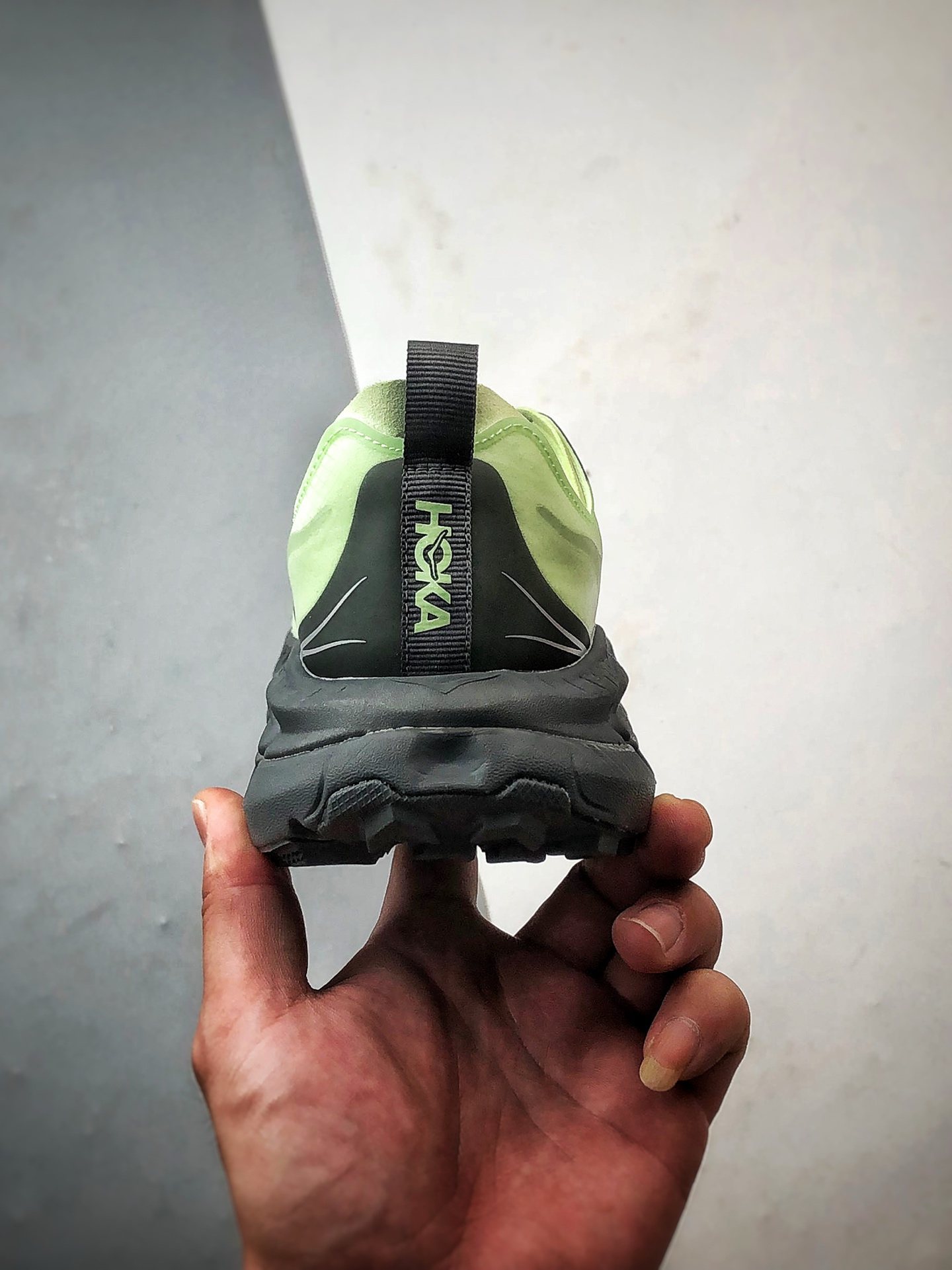 Hoka One One Mafate Speed 4 Lite 黑绿色 玛法特低帮轻量户外运动鞋 1168450-LHC