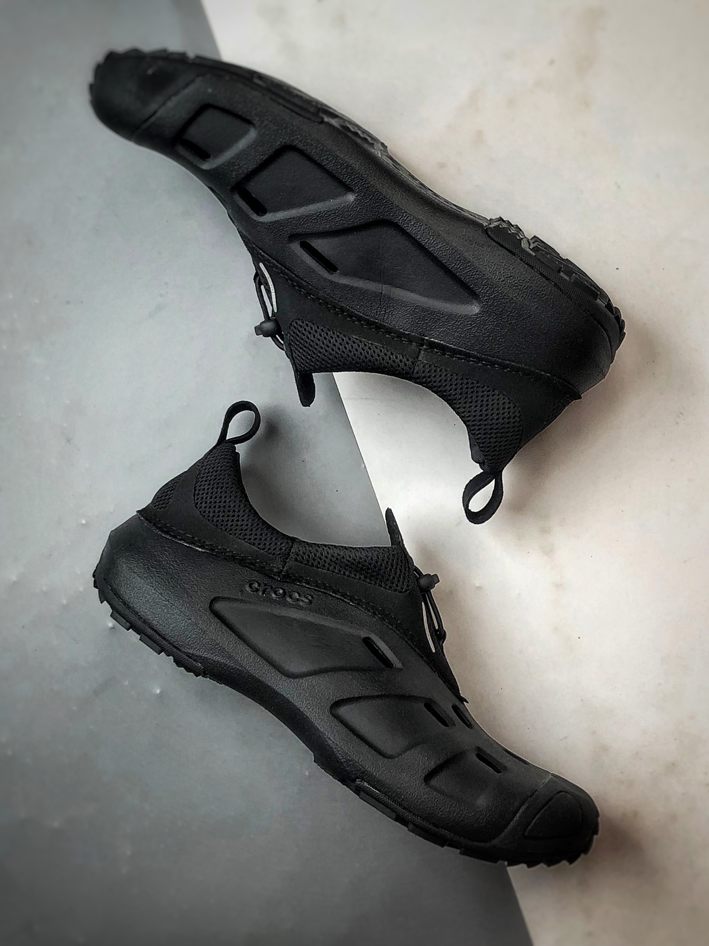 大爆款 盒装现货 新款出货 Crocs卡骆驰 Quick Trail EVA 黑色