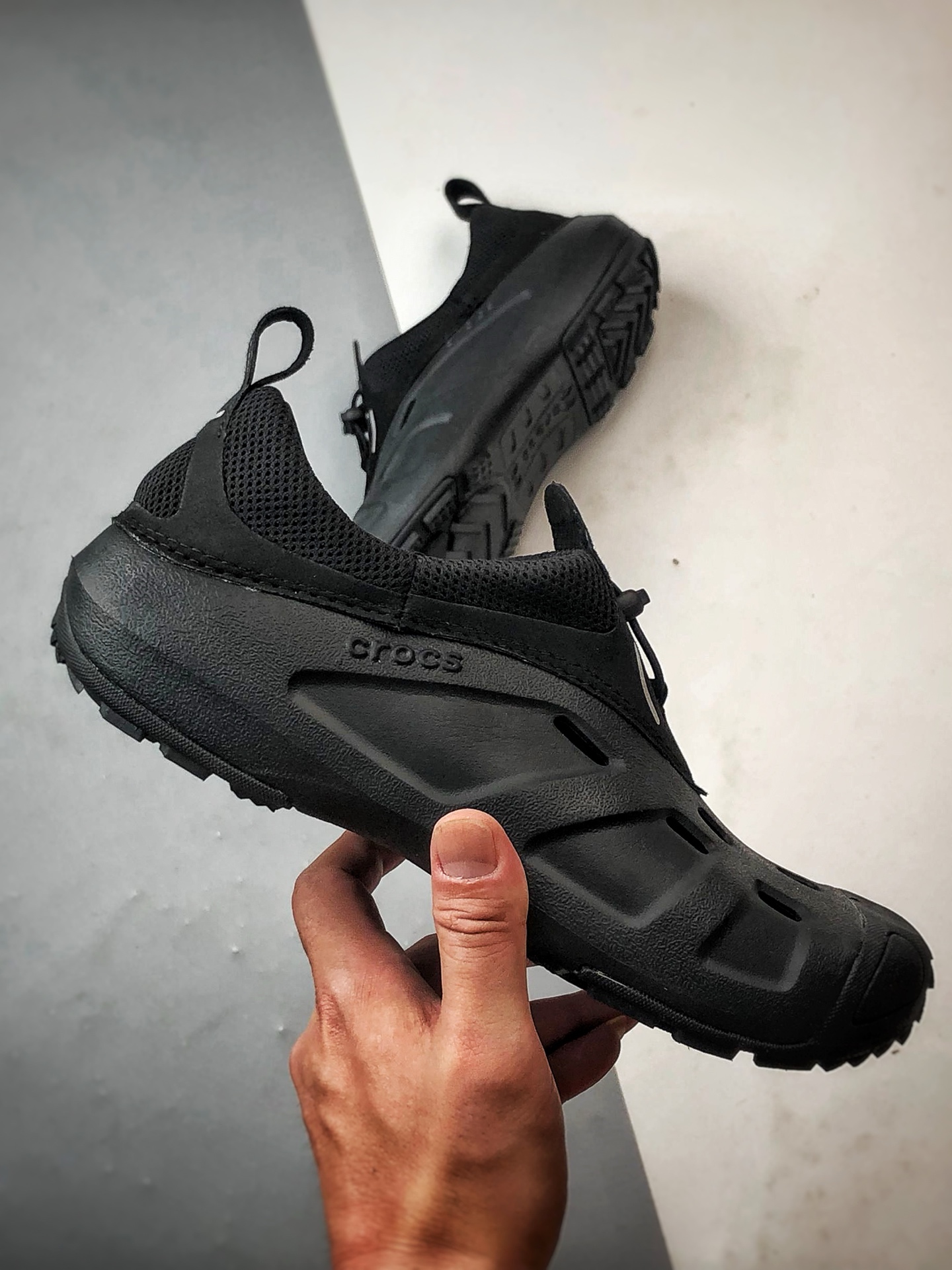 大爆款 盒装现货 新款出货 Crocs卡骆驰 Quick Trail EVA 黑色