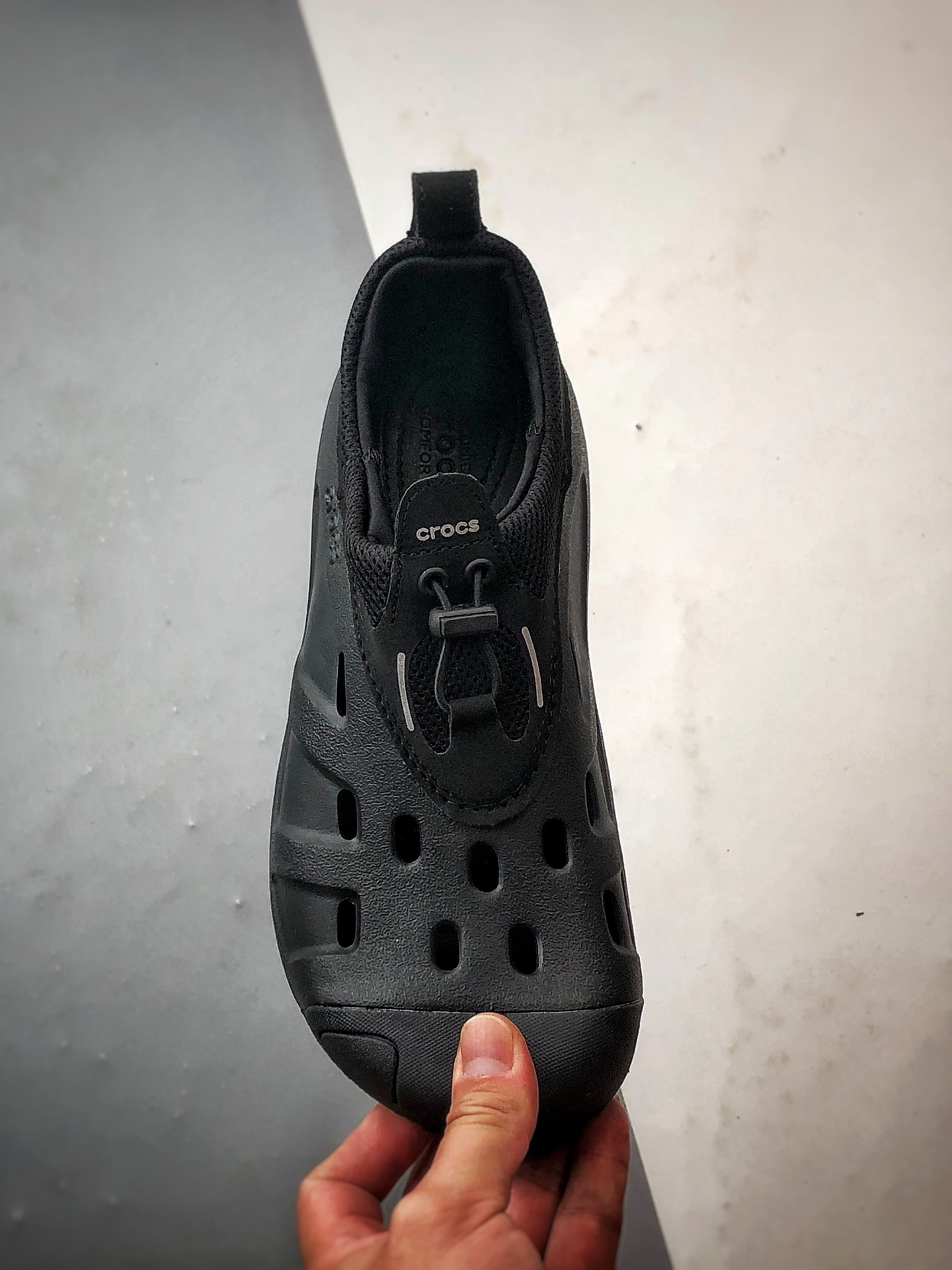 大爆款 盒装现货 新款出货 Crocs卡骆驰 Quick Trail EVA 黑色