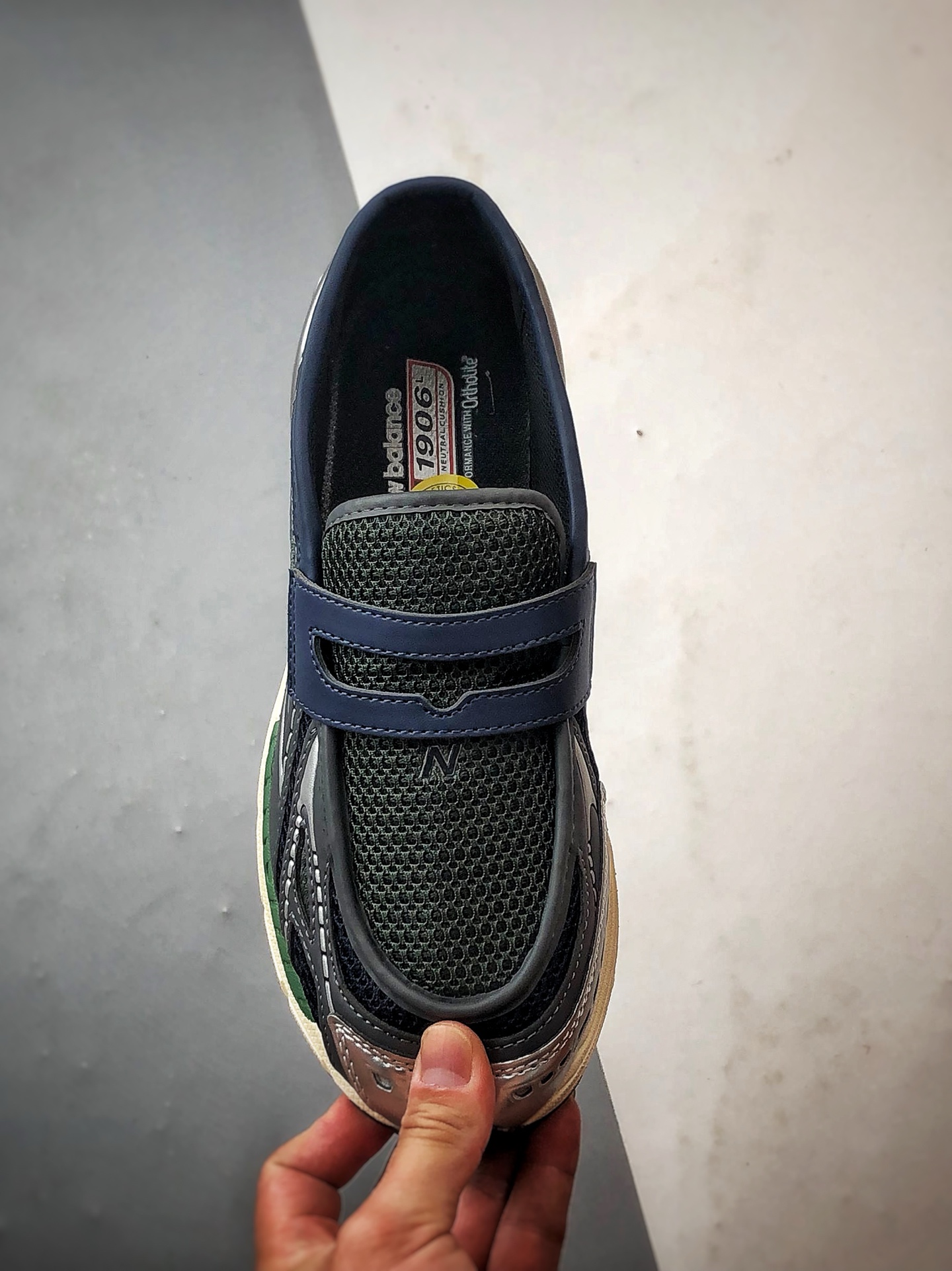 New Balance 1906L 绿银蓝 复古潮流休闲运动乐福鞋 U1906LOA