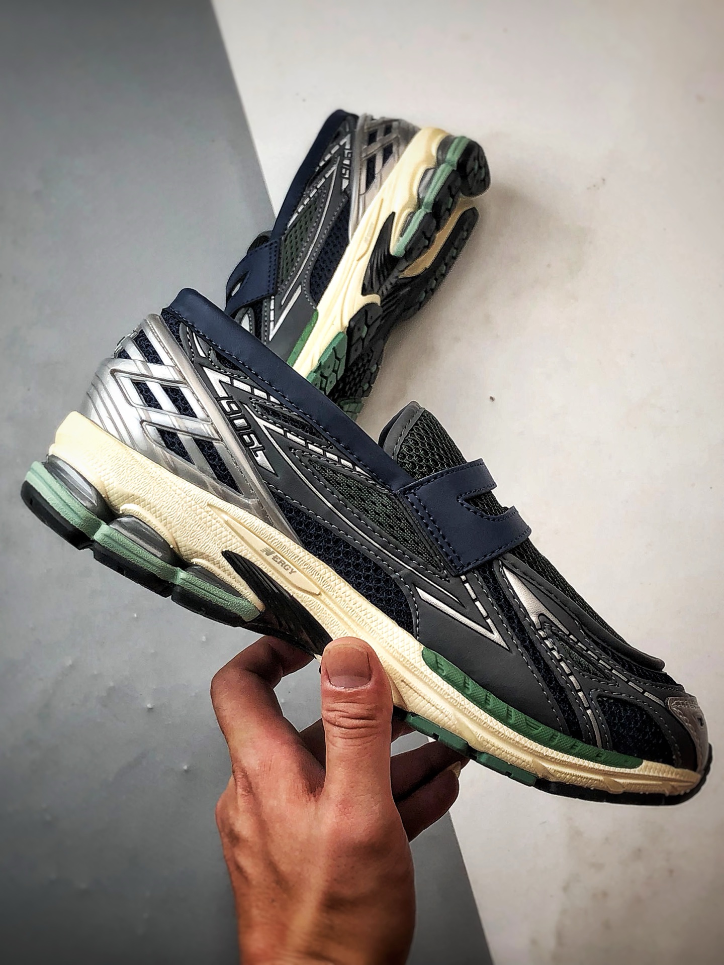 New Balance 1906L 绿银蓝 复古潮流休闲运动乐福鞋 U1906LOA