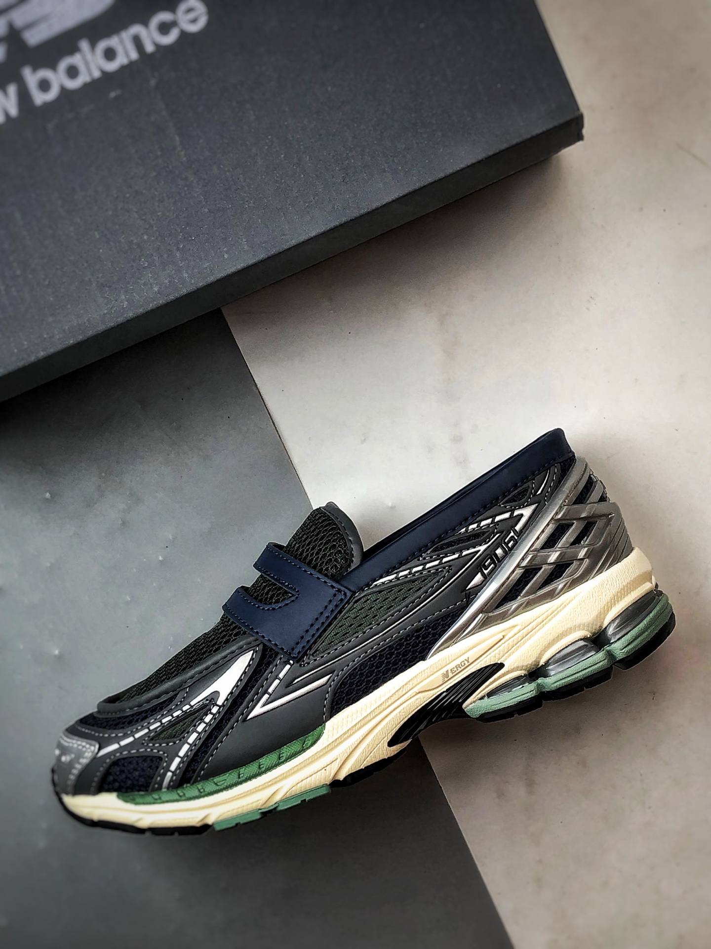 New Balance 1906L 绿银蓝 复古潮流休闲运动乐福鞋 U1906LOA