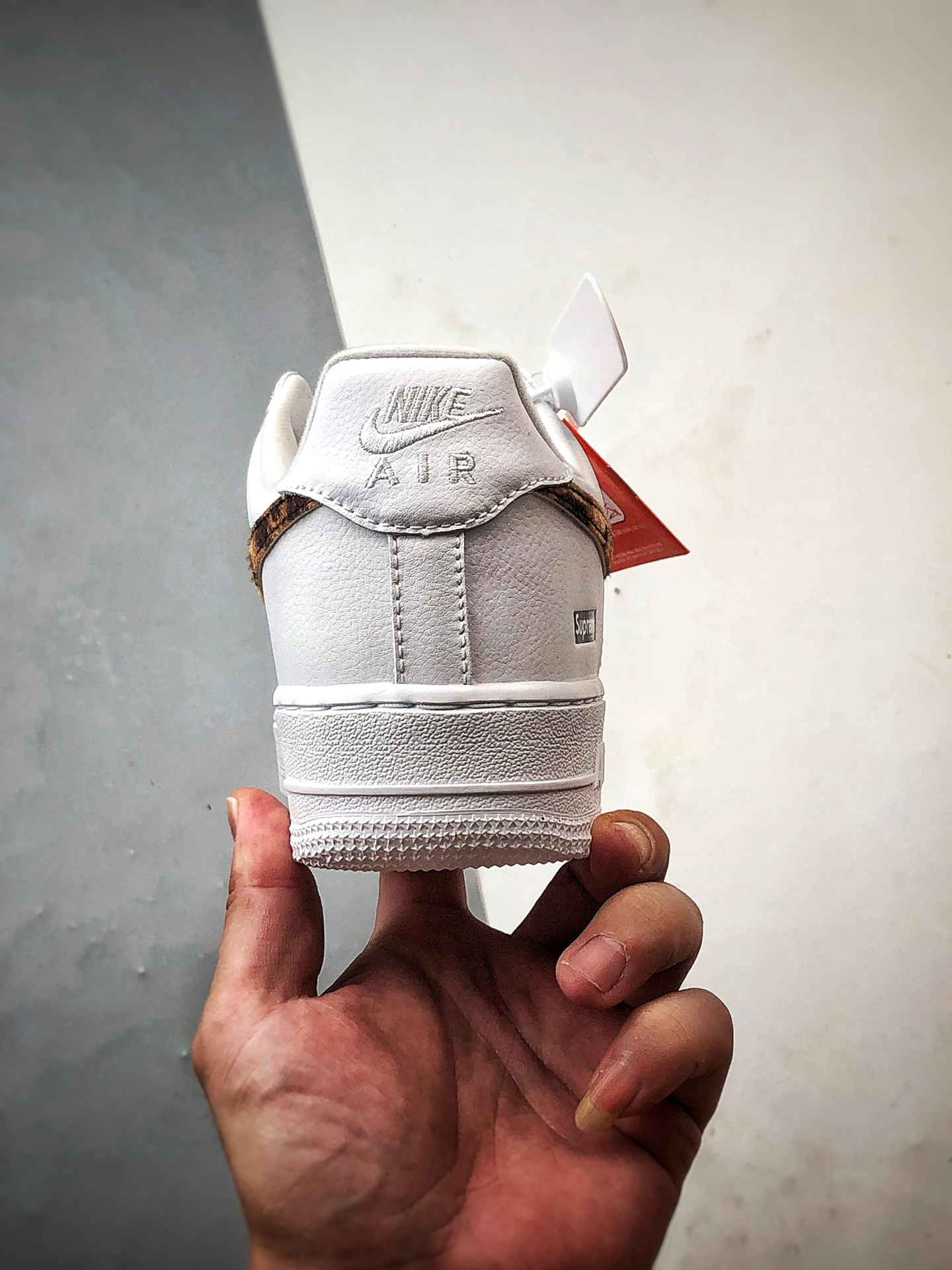 Sup x Goodenough x Air Force 1 Low 白棕豹纹钩 IM3483-100