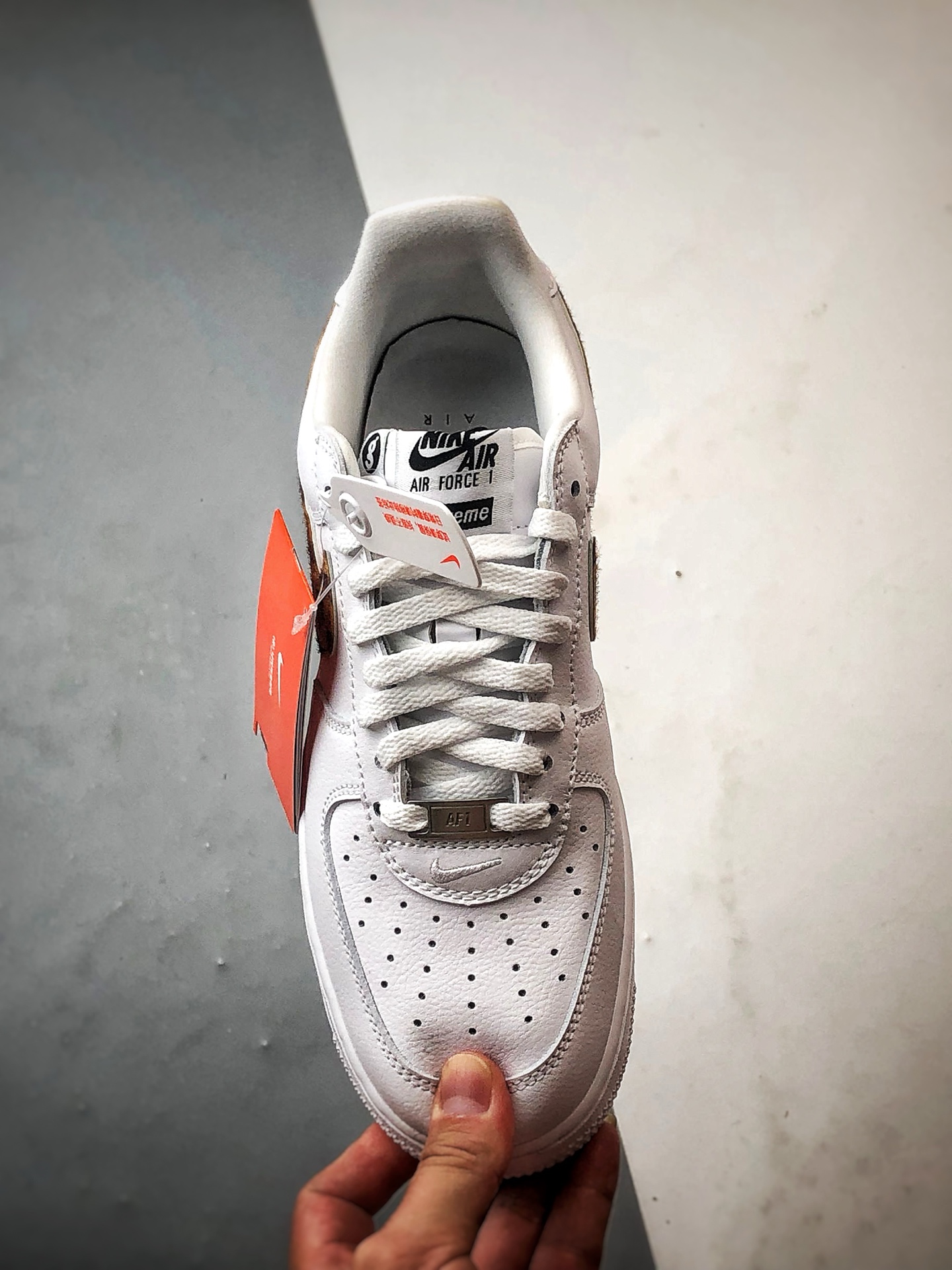 Sup x Goodenough x Air Force 1 Low 白棕豹纹钩 IM3483-100