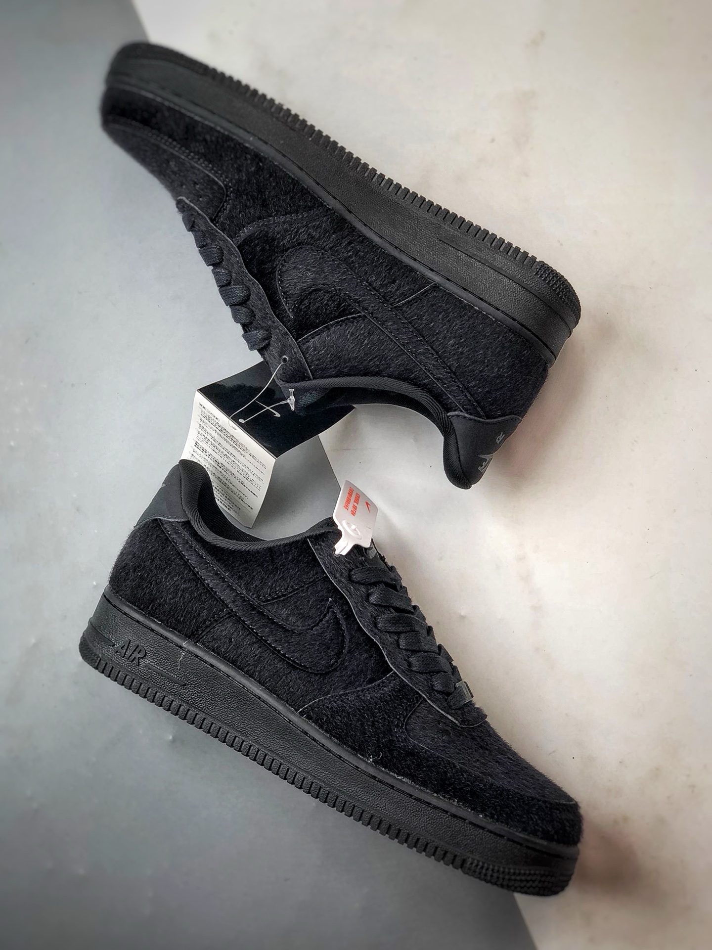 Air Force 1 '07 Low 纯黑马毛 II7398-001-莆田鞋,莆田鞋货源,高仿鞋,高仿鞋货源,安福档口,莆田高仿鞋,莆田鞋批发,高仿鞋批发,莆田高仿运动鞋,高仿运动鞋,莆田运动鞋 Air Force 1 '07 Low 纯黑马毛 II7398-001