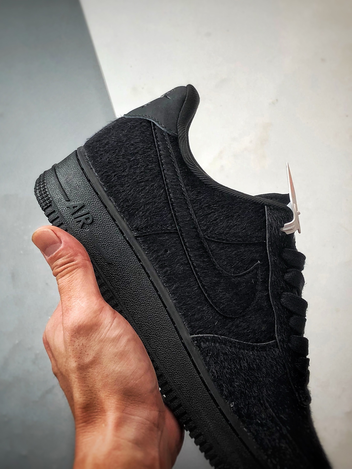 Air Force 1 '07 Low 纯黑马毛 II7398-001-莆田鞋,莆田鞋货源,高仿鞋,高仿鞋货源,安福档口,莆田高仿鞋,莆田鞋批发,高仿鞋批发,莆田高仿运动鞋,高仿运动鞋,莆田运动鞋 Air Force 1 '07 Low 纯黑马毛 II7398-001