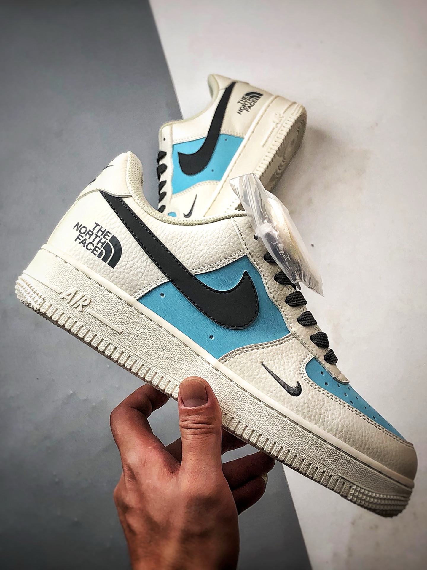 TNF x Air Force 1 Low 米蓝黑钩 CS5288-026-莆田鞋,莆田鞋货源,高仿鞋,高仿鞋货源,安福档口,莆田高仿鞋,莆田鞋批发,高仿鞋批发,莆田高仿运动鞋,高仿运动鞋,莆田运动鞋 TNF x Air Force 1 Low 米蓝黑钩 CS5288-026