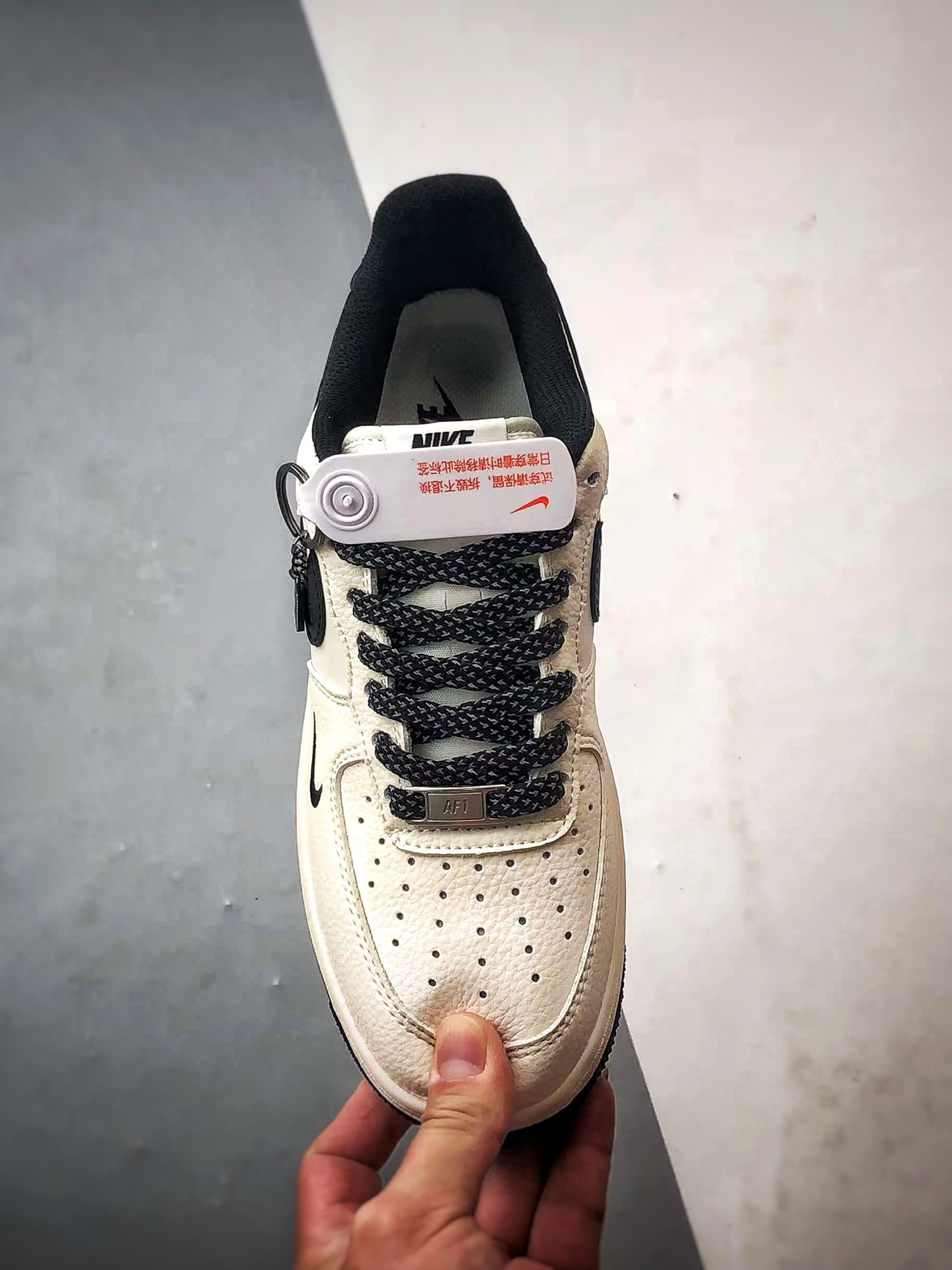 Air Force 1 '07 Low 米白黑 SM6668-105-莆田鞋,莆田鞋货源,高仿鞋,高仿鞋货源,安福档口,莆田高仿鞋,莆田鞋批发,高仿鞋批发,莆田高仿运动鞋,高仿运动鞋,莆田运动鞋 Air Force 1 '07 Low 米白黑 SM6668-105