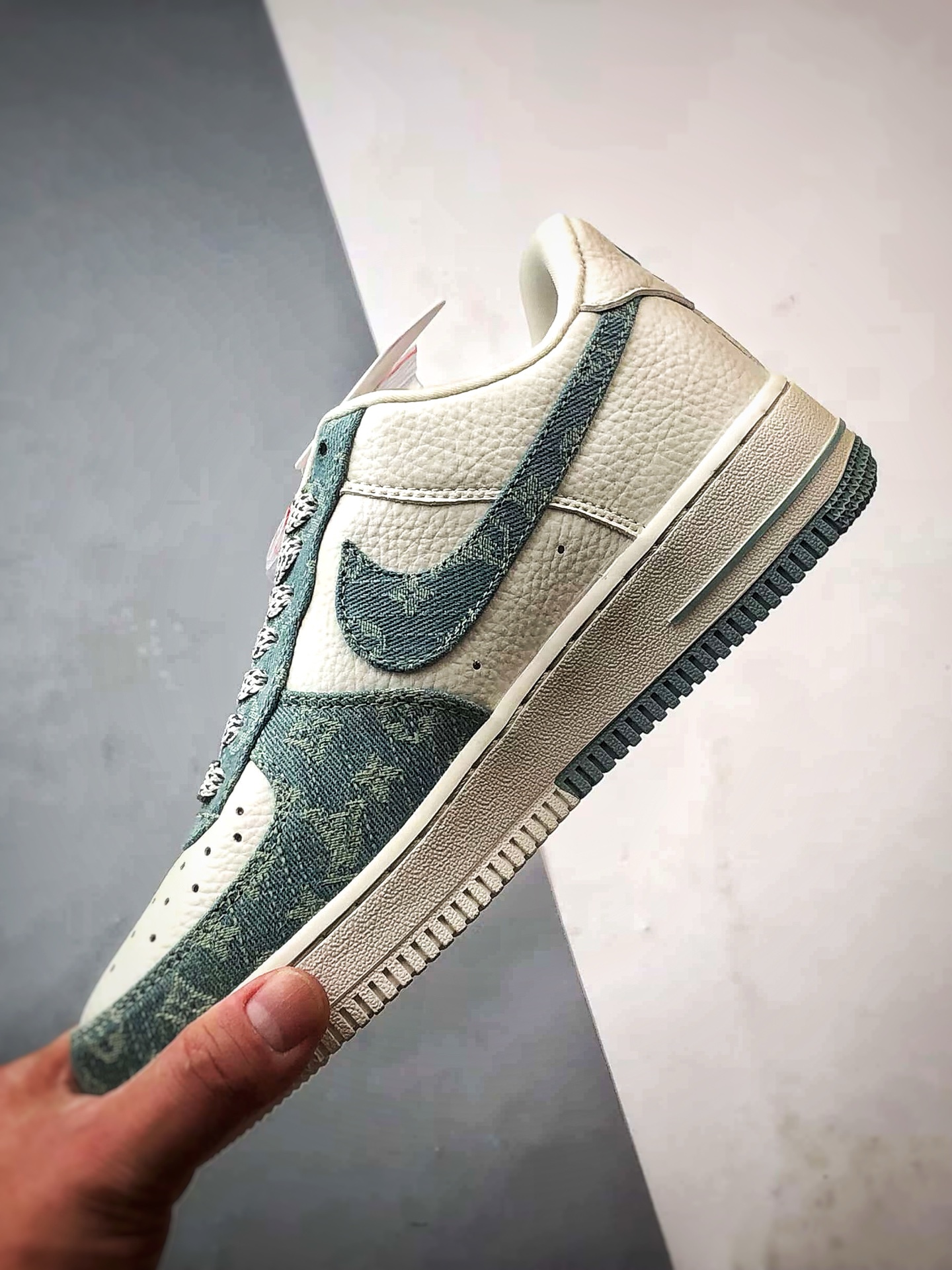 LV x Air Force 1 Low 白绿牛仔 SC0601-554