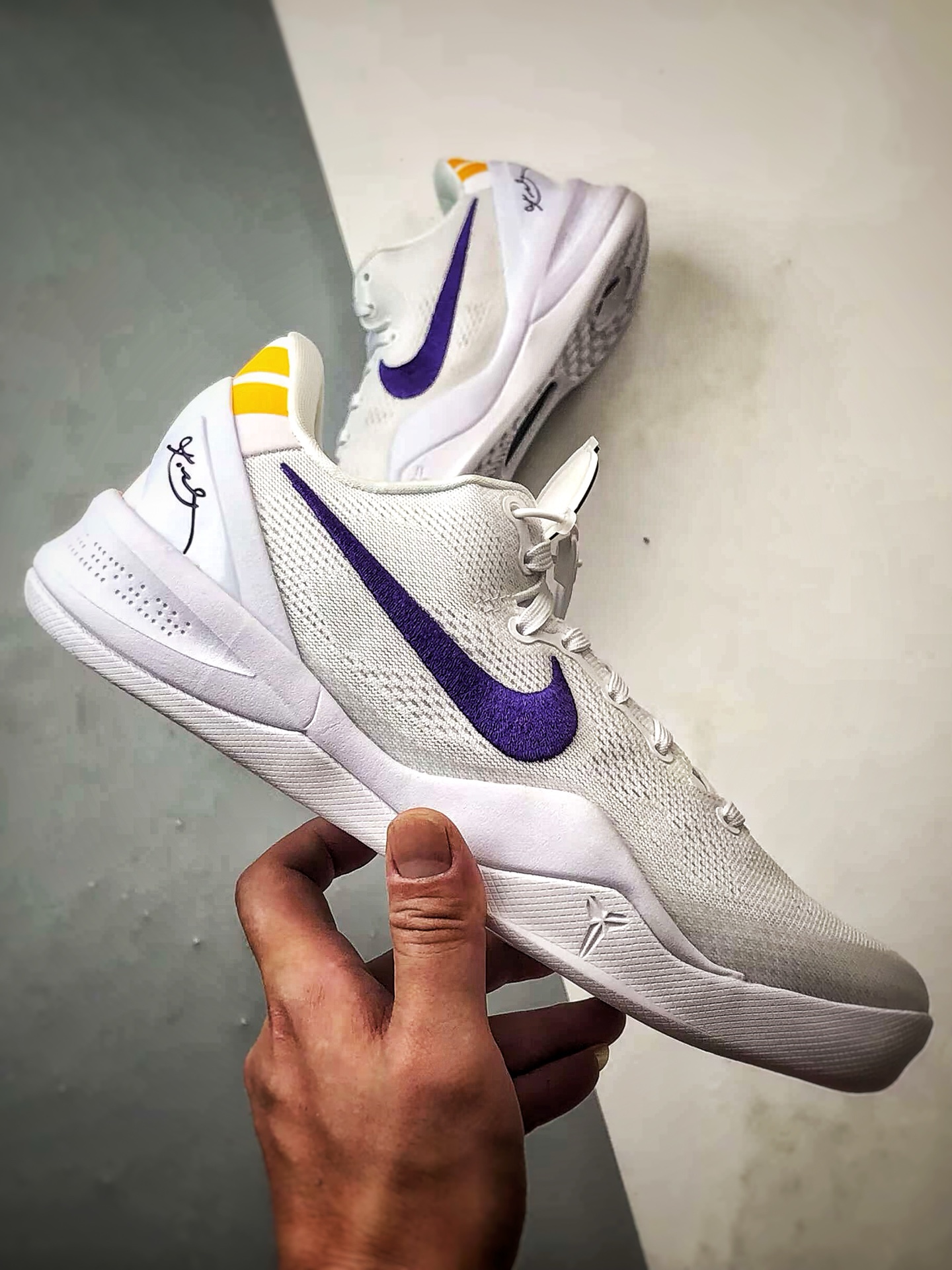 NK Kobe 8 Protro ”Lakers Home” 灭世纯原科比8代 白紫金 HF9550-100-莆田鞋,莆田鞋货源,高仿鞋,高仿鞋货源,安福档口,莆田高仿鞋,莆田鞋批发,高仿鞋批发,莆田高仿运动鞋,高仿运动鞋,莆田运动鞋 NK Kobe 8 Protro ”Lakers Home” 灭世纯原科比8代 白紫金 HF9550-100