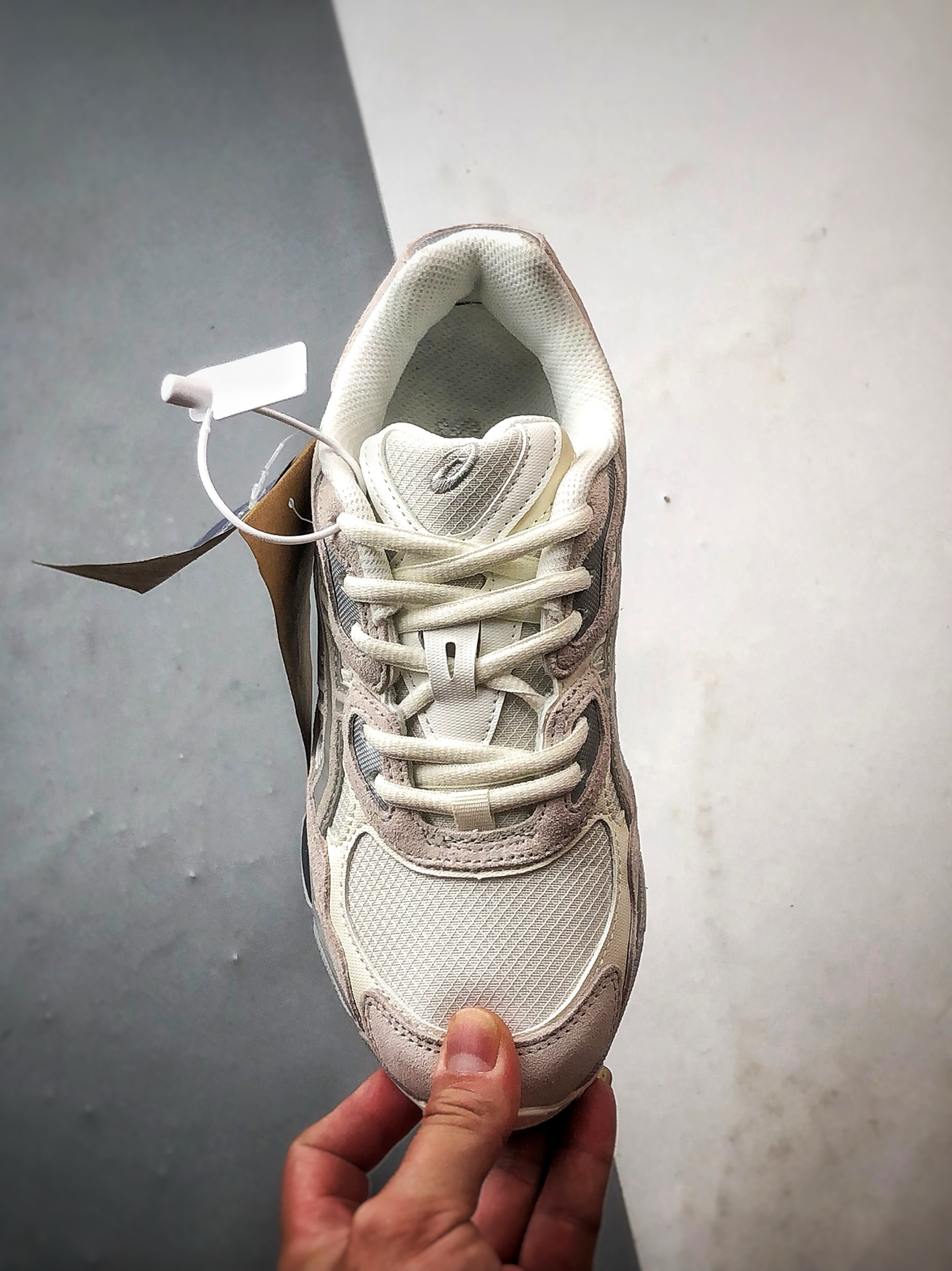 Asics Gel-NYC 复古单品 浅灰 亚瑟士新款厚底街头运动休闲鞋